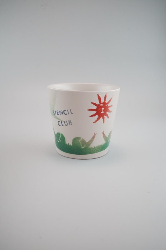 【よしいちひろ】STENCIL POT S