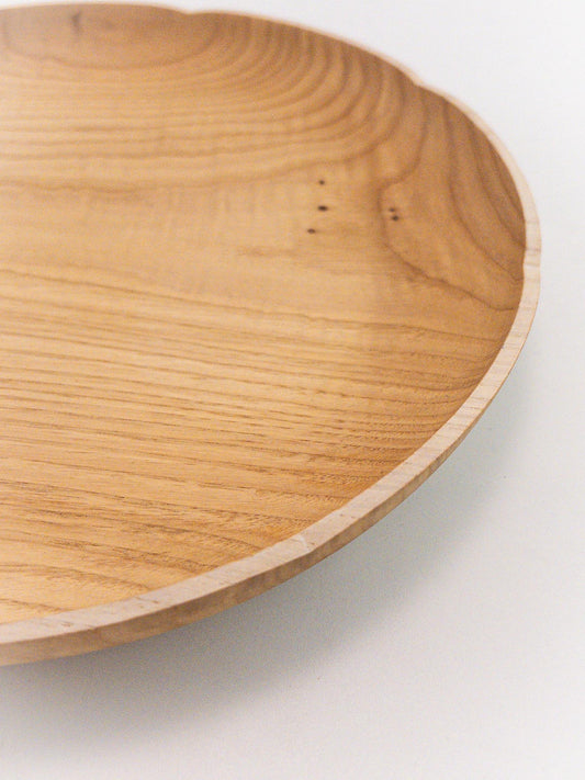 【辻有希】 盆 (花型) くり