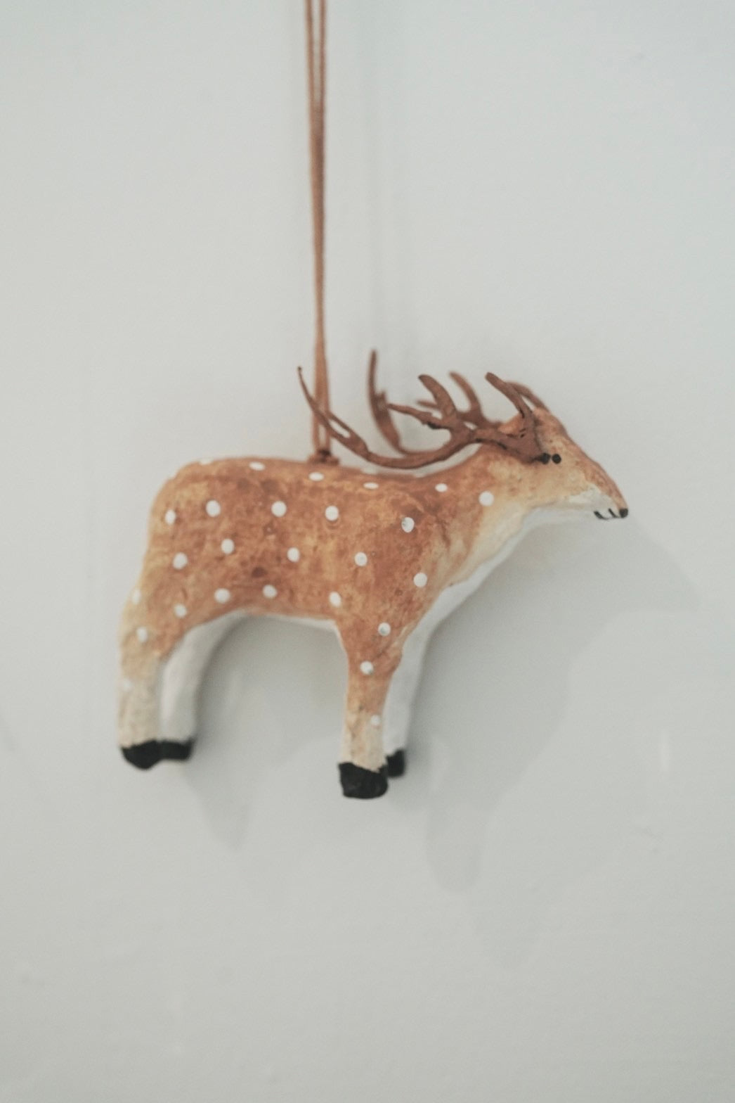 ペーパーマッシュオーナメント トナカイ