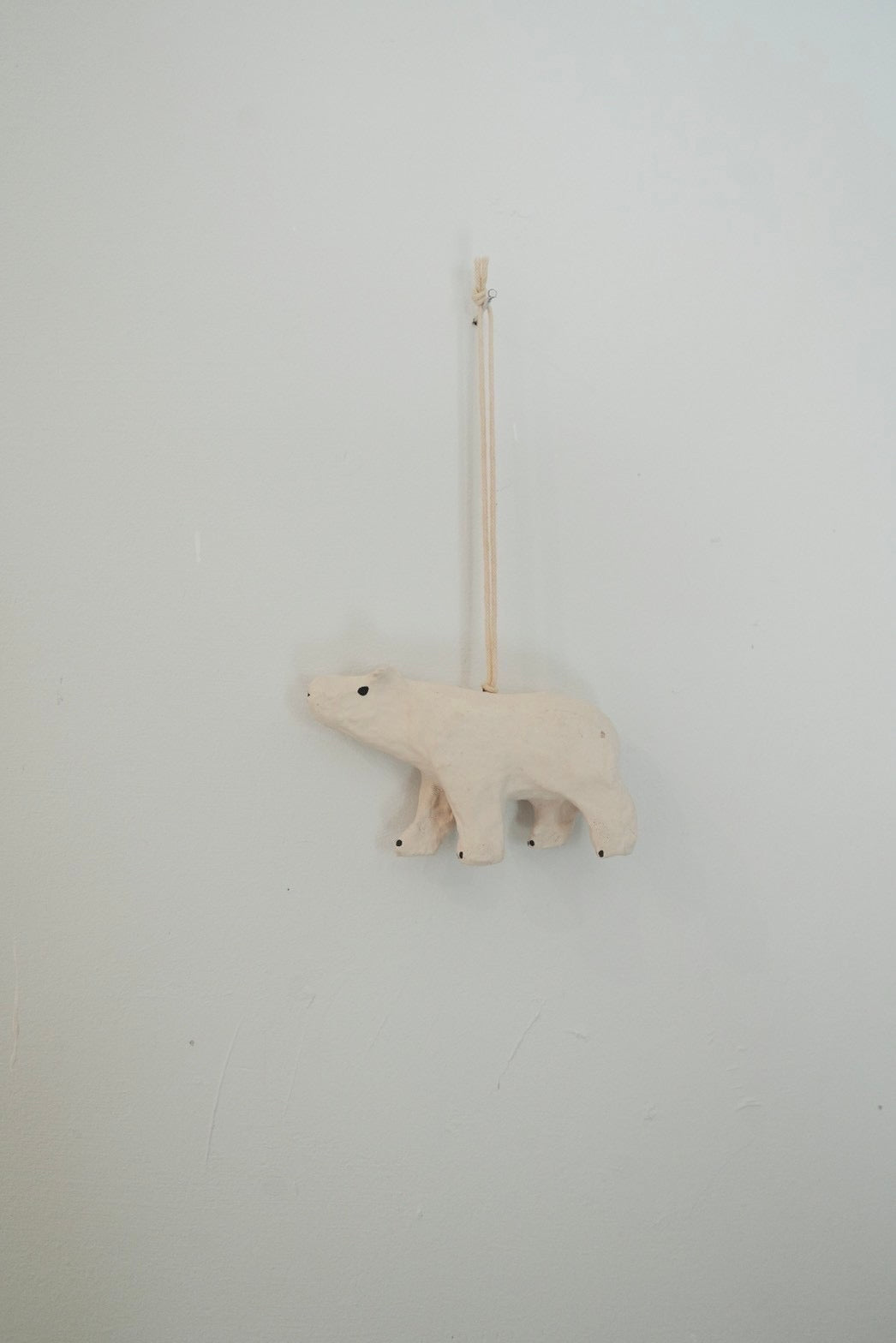 ペーパーマッシュオーナメント シロクマ