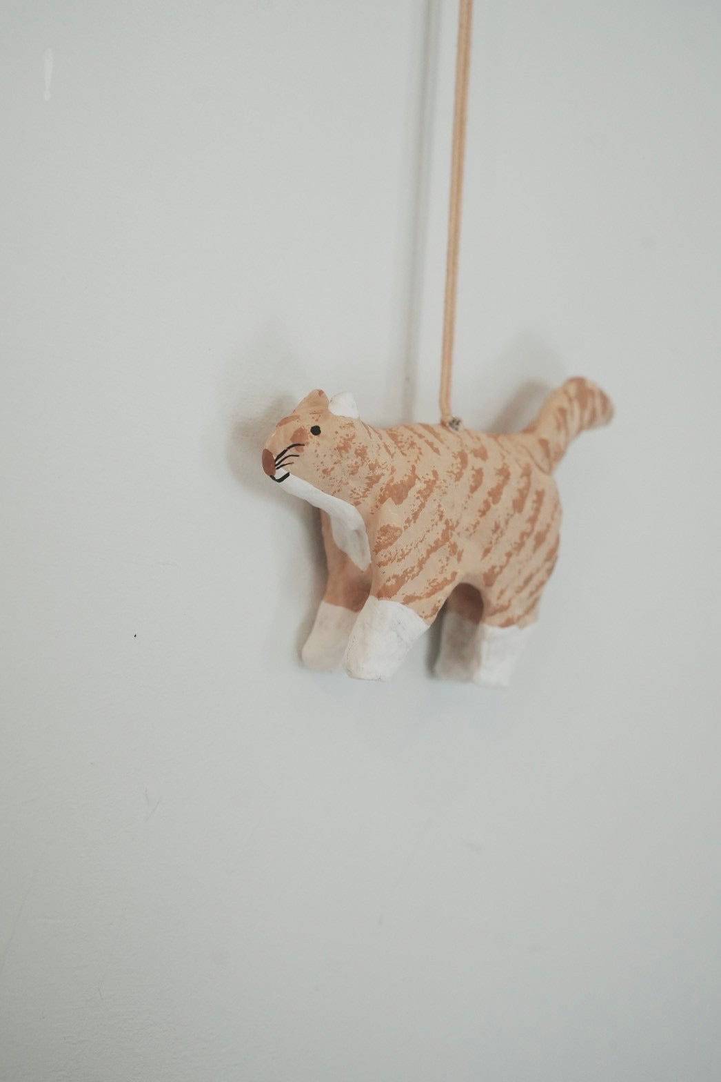 ペーパーマッシュオーナメント チャトラネコ