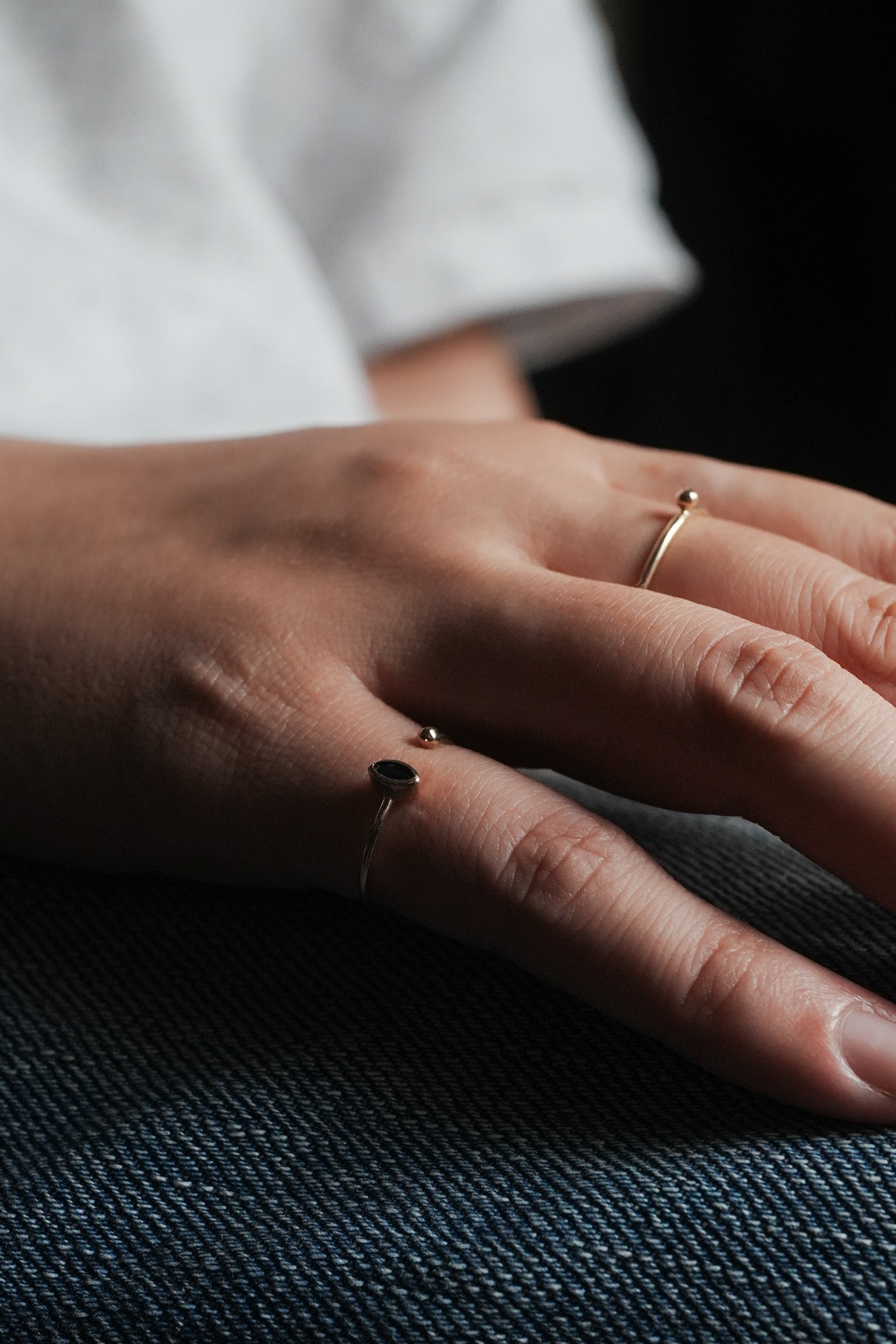 【accessories mau】ブルーサファイア リング #9.5