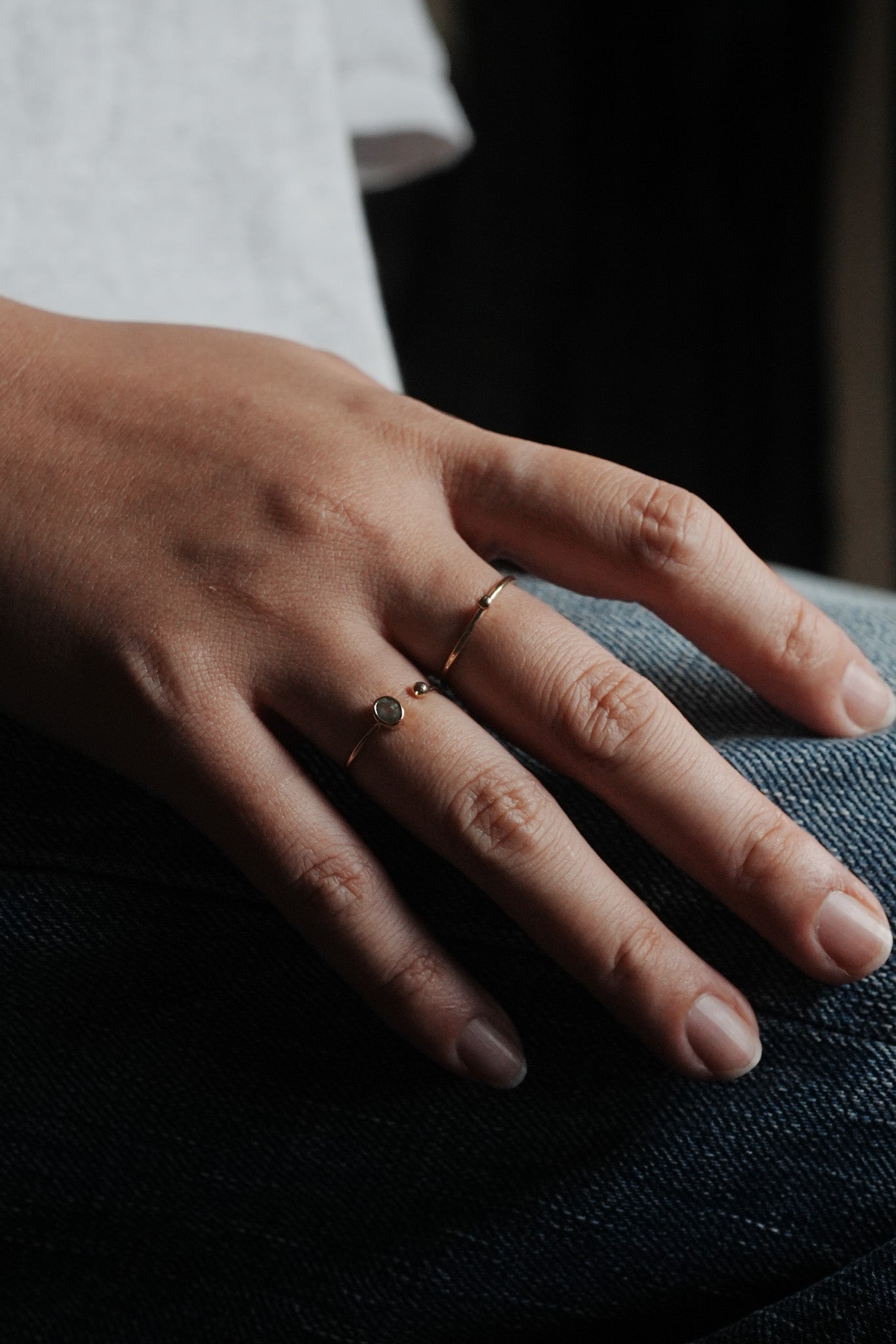 【accessories mau】ジルコン リング #12