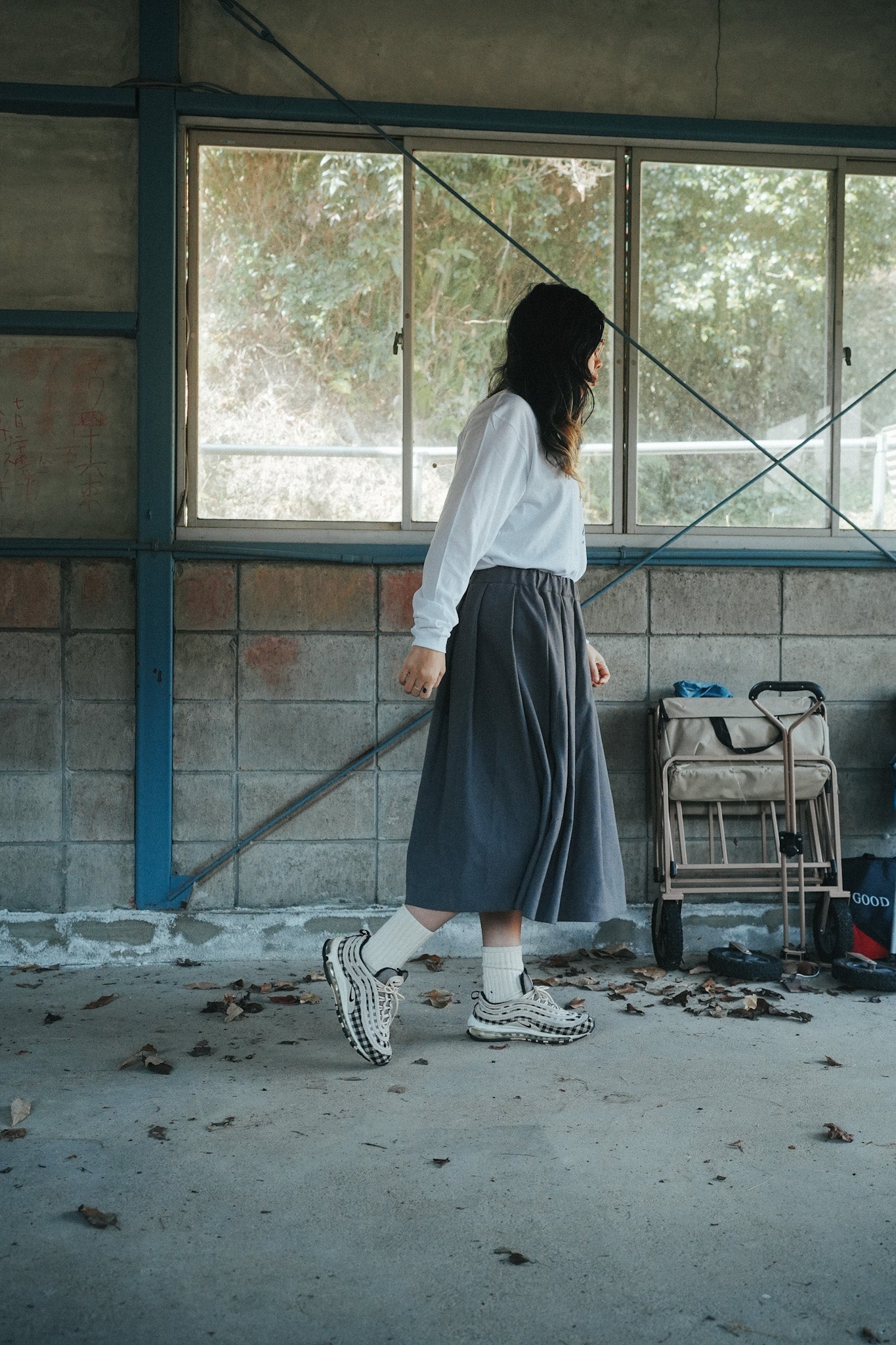 【AKISHIKA DESIGN】 LOST CAT L/S T-SHIRTS