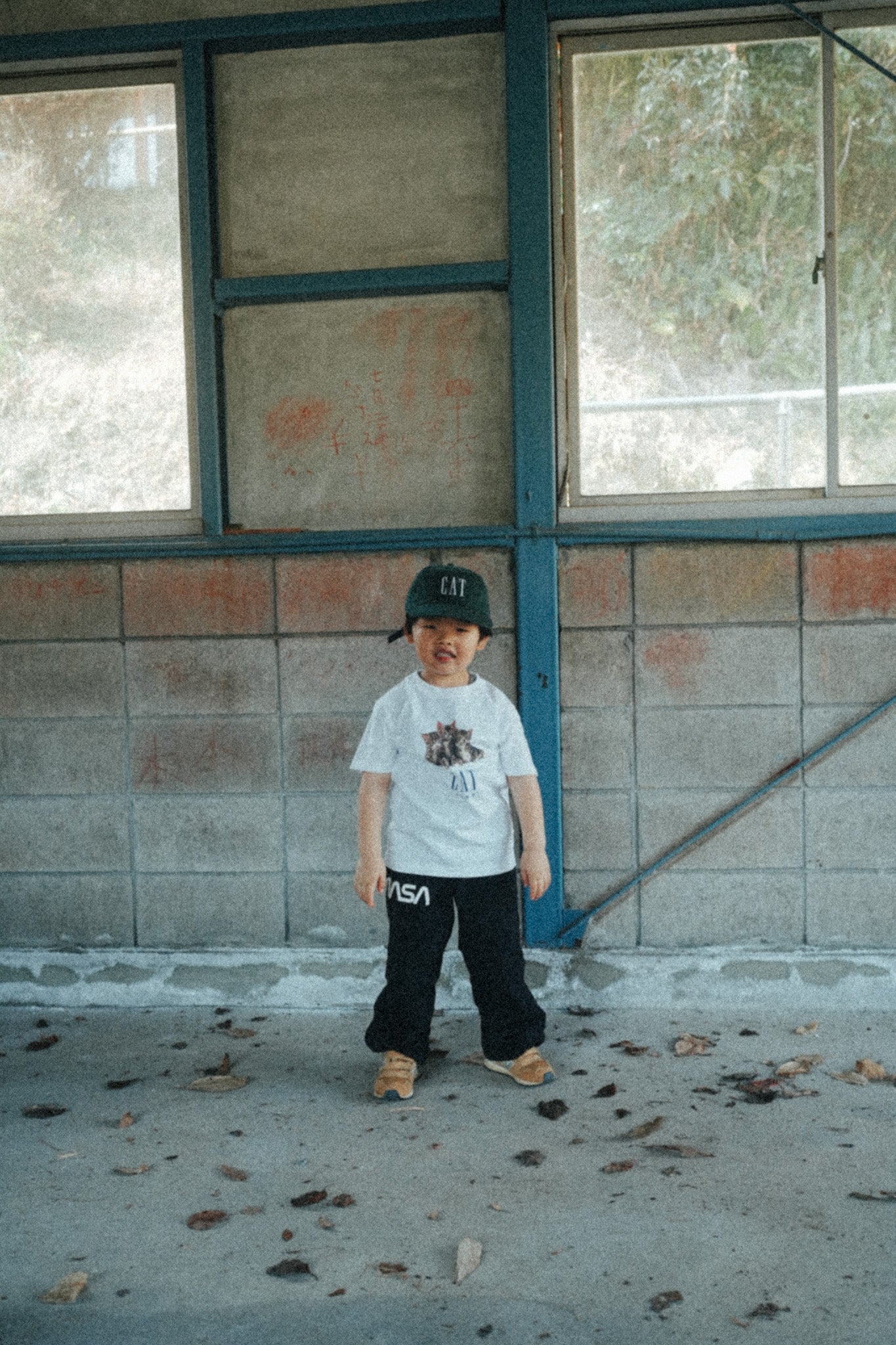 【AKISHIKA DESIGN】<KIDS> CAT KIDS T-SHIRTS