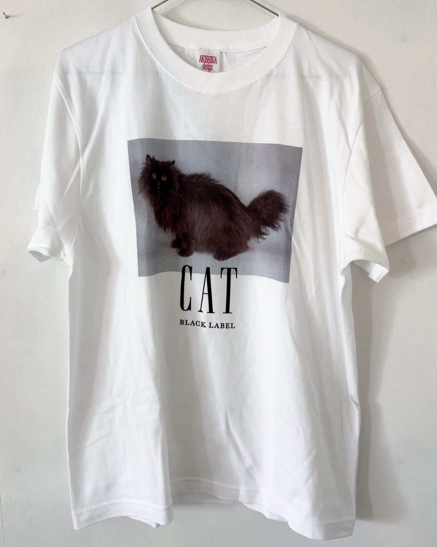 【AKISHIKA DESIGN】 CAT BLACK LABEL T-SHIRTS