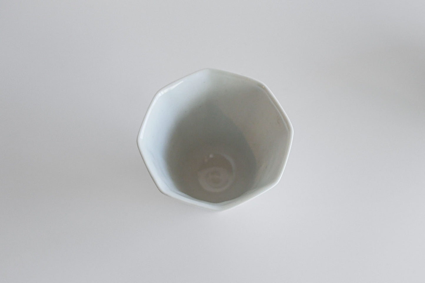 村上雄一 白磁8角カップ