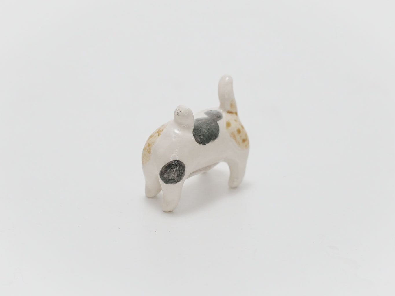 【KITUTUKI FABRICA】陶のねこ 5