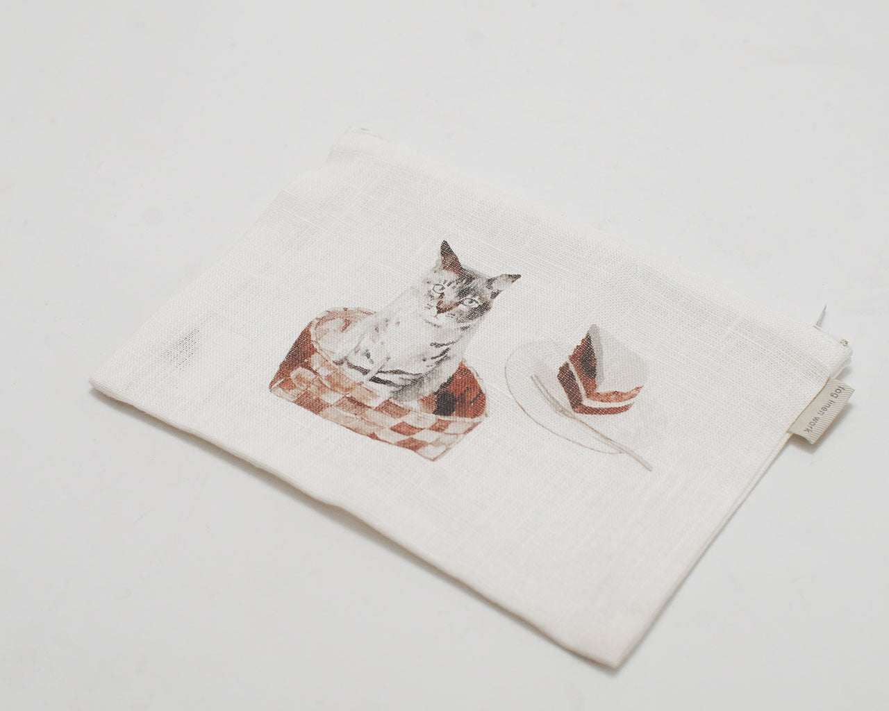 【fog linen work】ポーチ 猫との暮らし