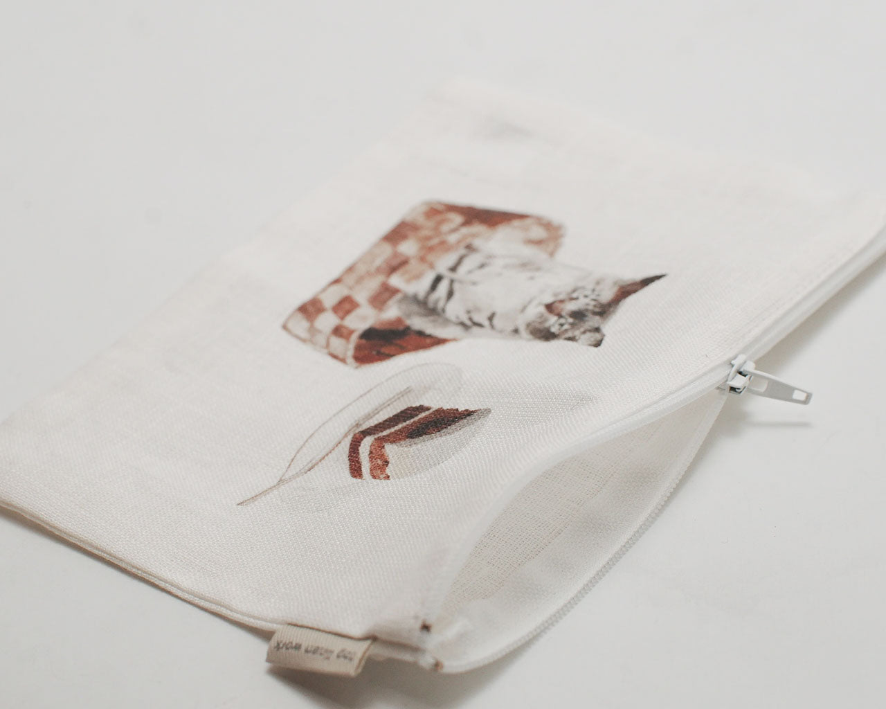 【fog linen work】ハンカチ 猫との暮らし