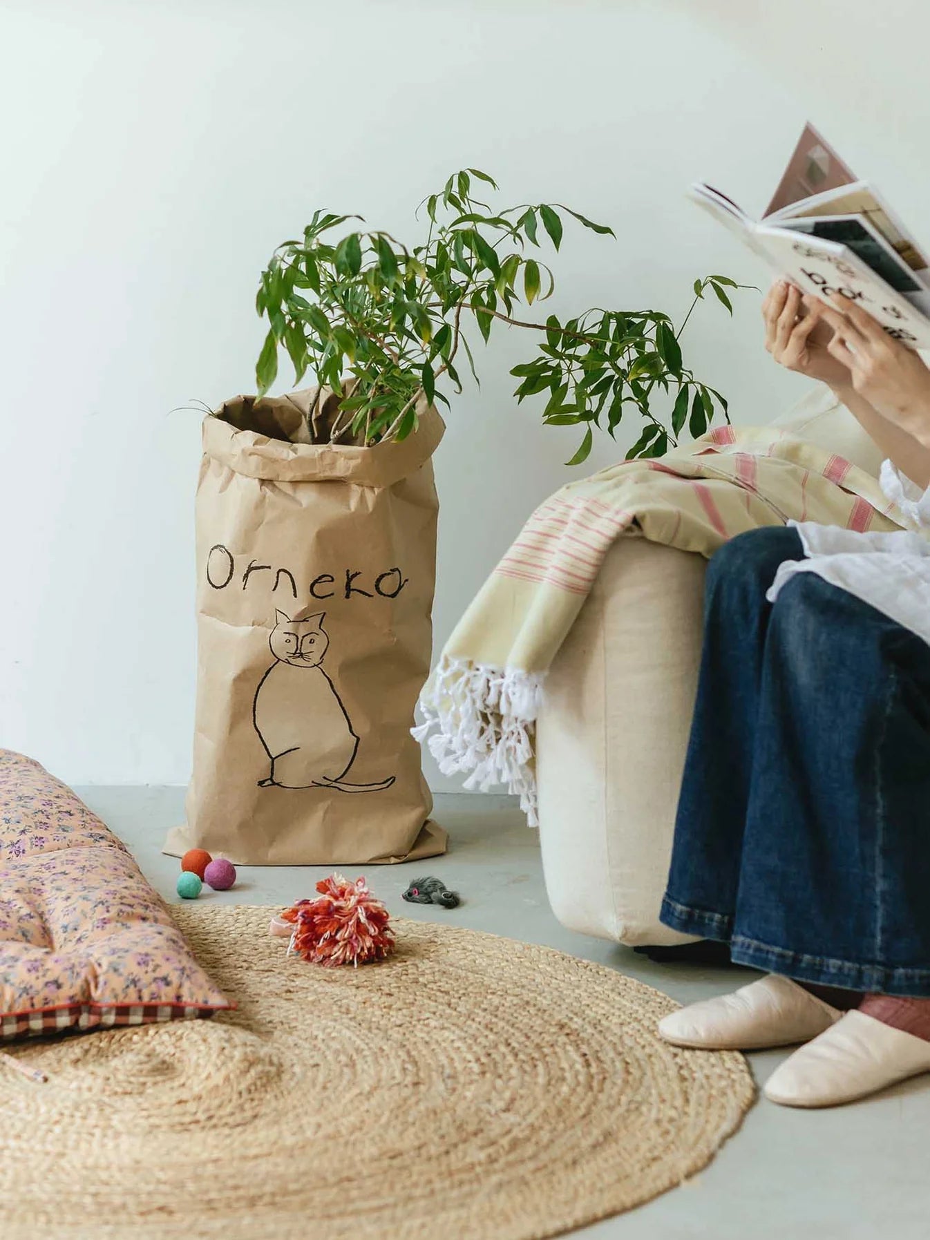 【orneko】 ネコのための米袋