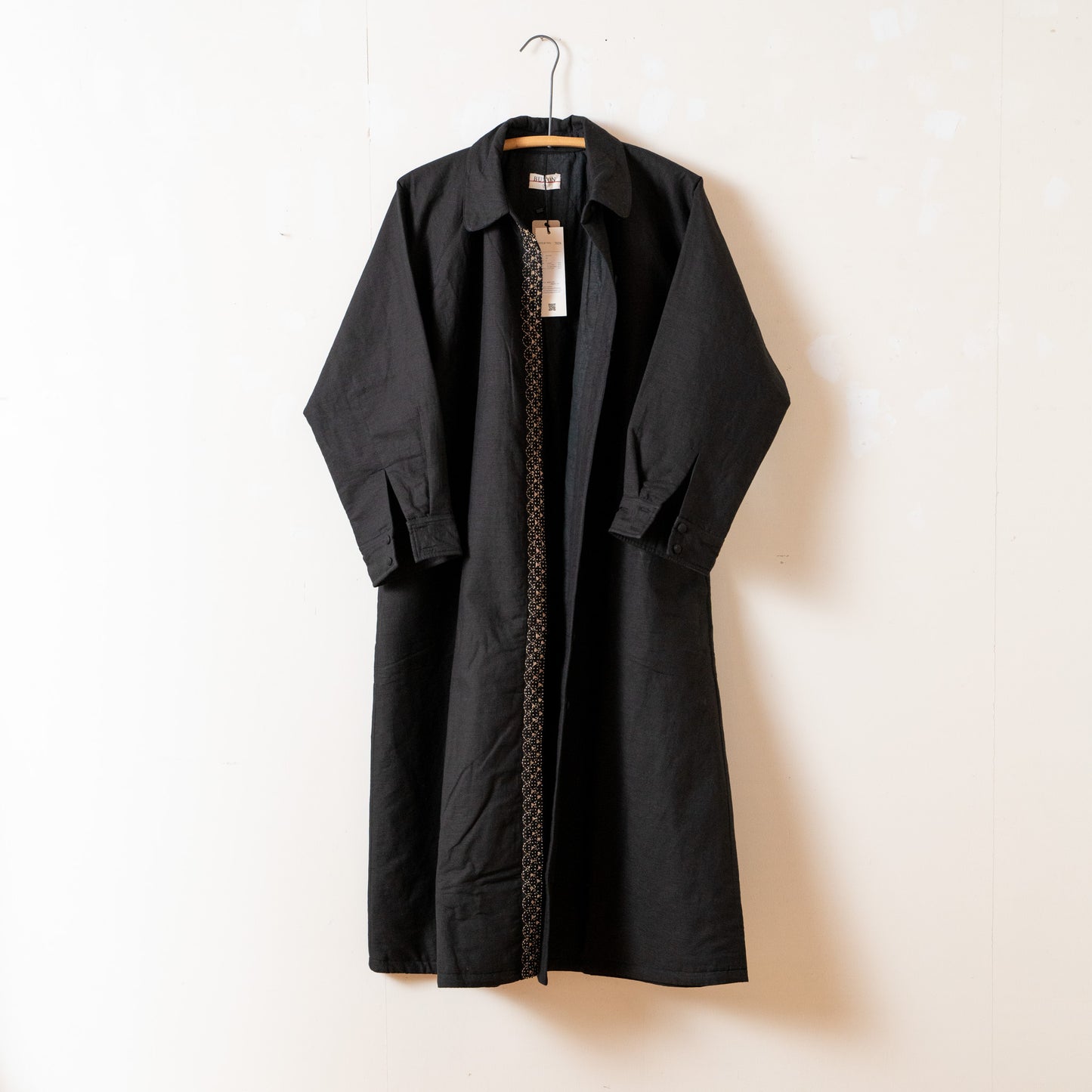BUNON ブノン 刺繍入りキルトライナーコート
