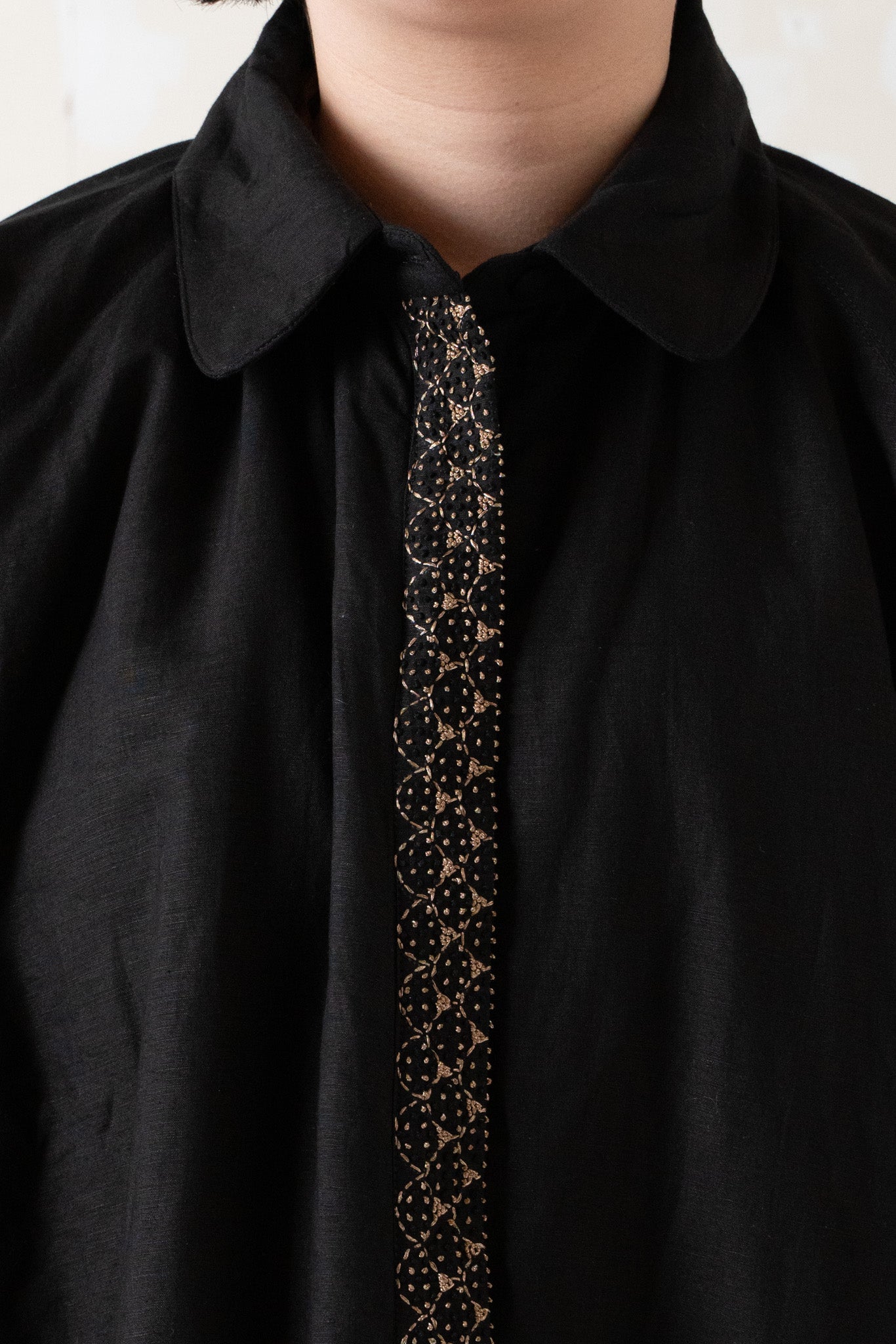 BUNON ブノン 刺繍入りキルトライナーコート