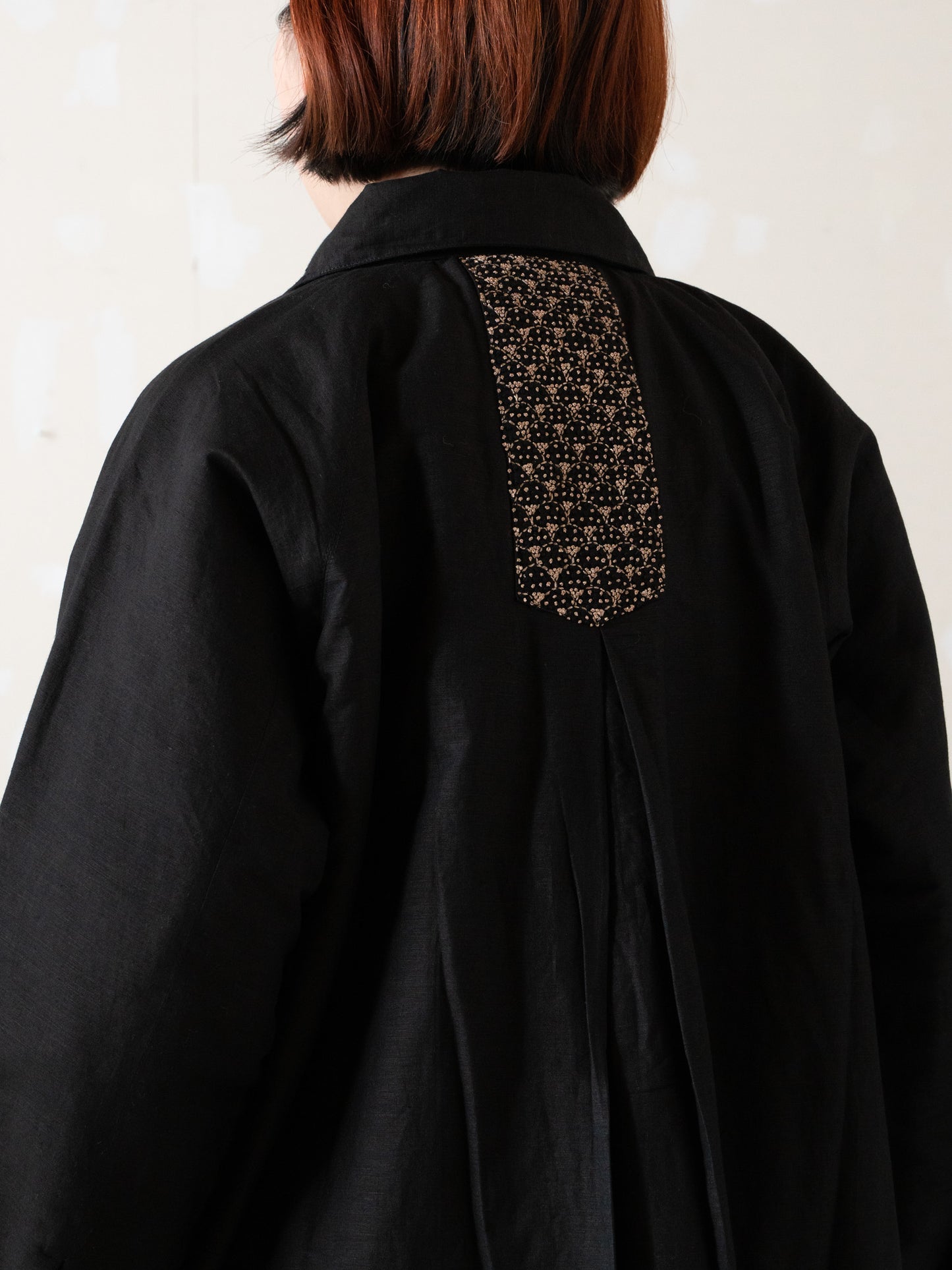 BUNON ブノン 刺繍入りキルトライナーコート