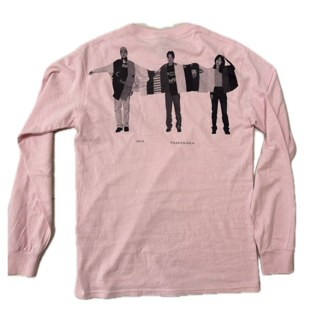 Waste Not Want Not tee / Pink LS