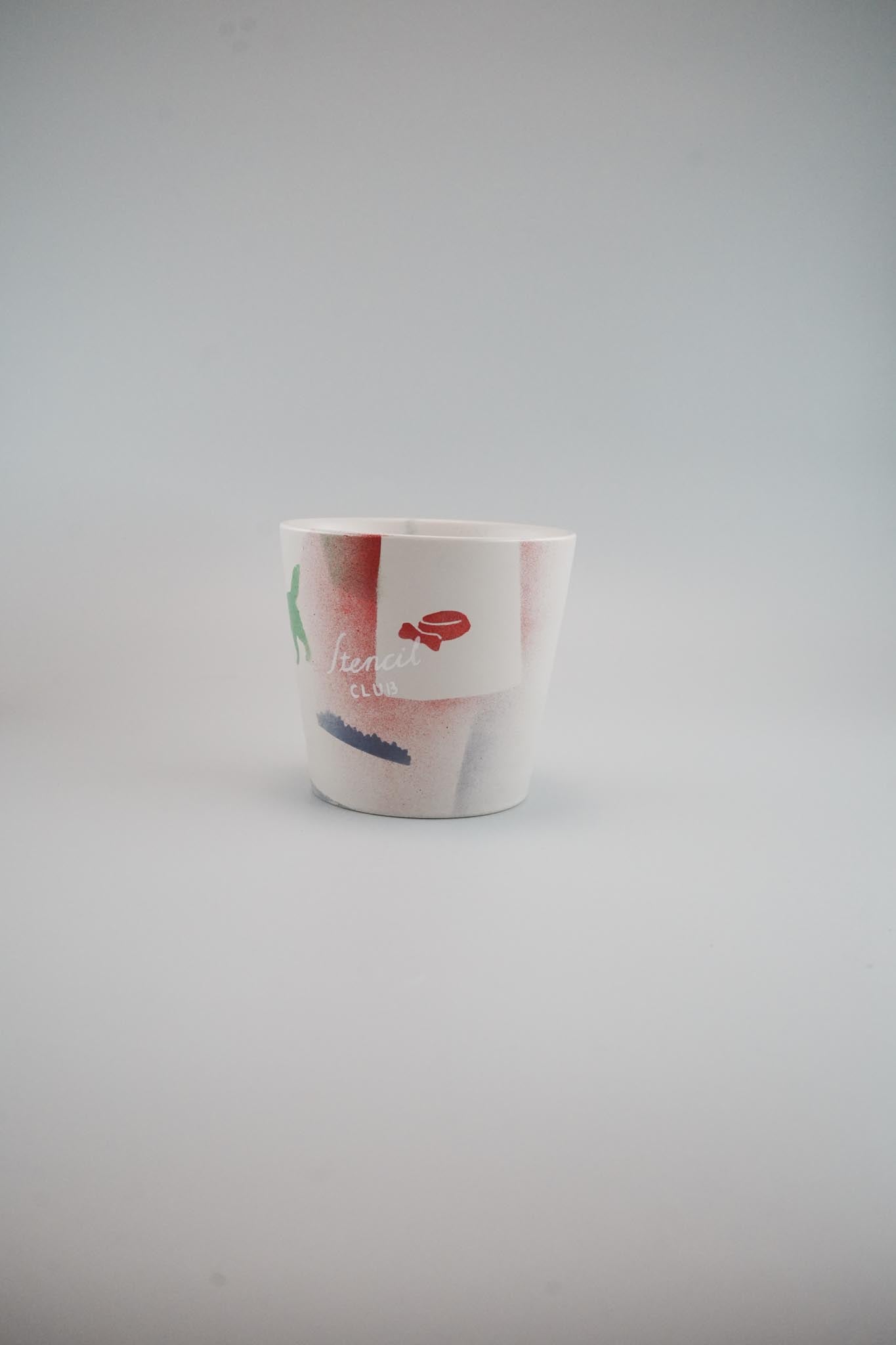 【よしいちひろ】STENCIL POT　S  Dog