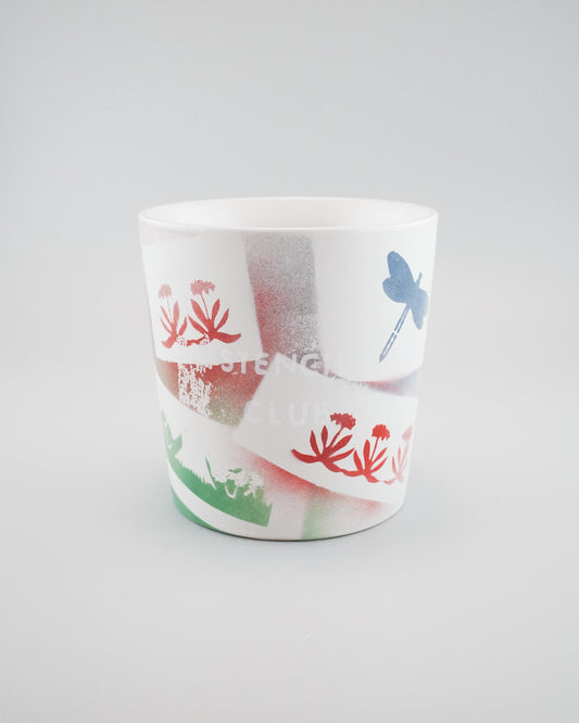 【よしいちひろ】STENCIL POT　M