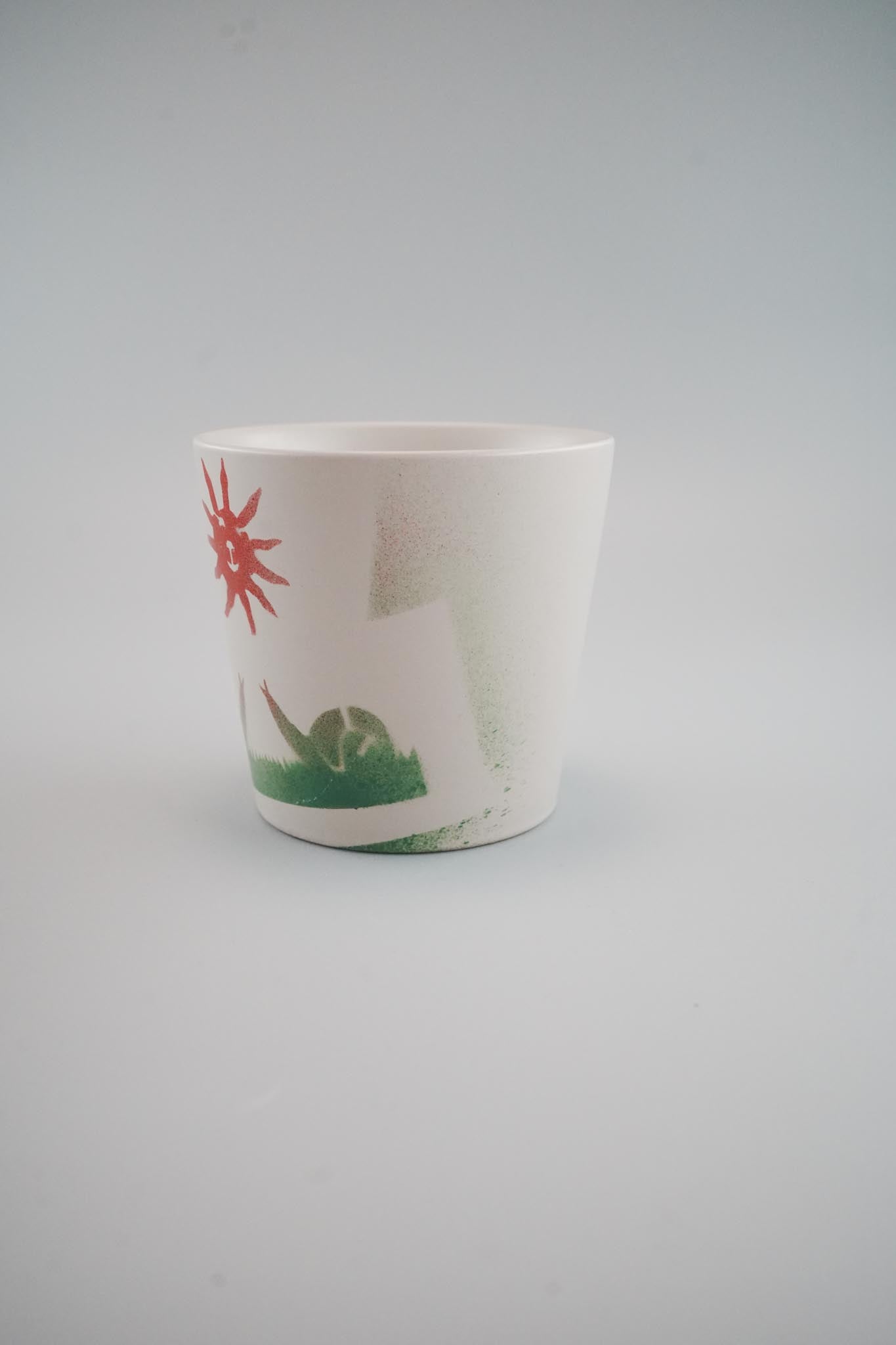 【よしいちひろ】STENCIL POT　S