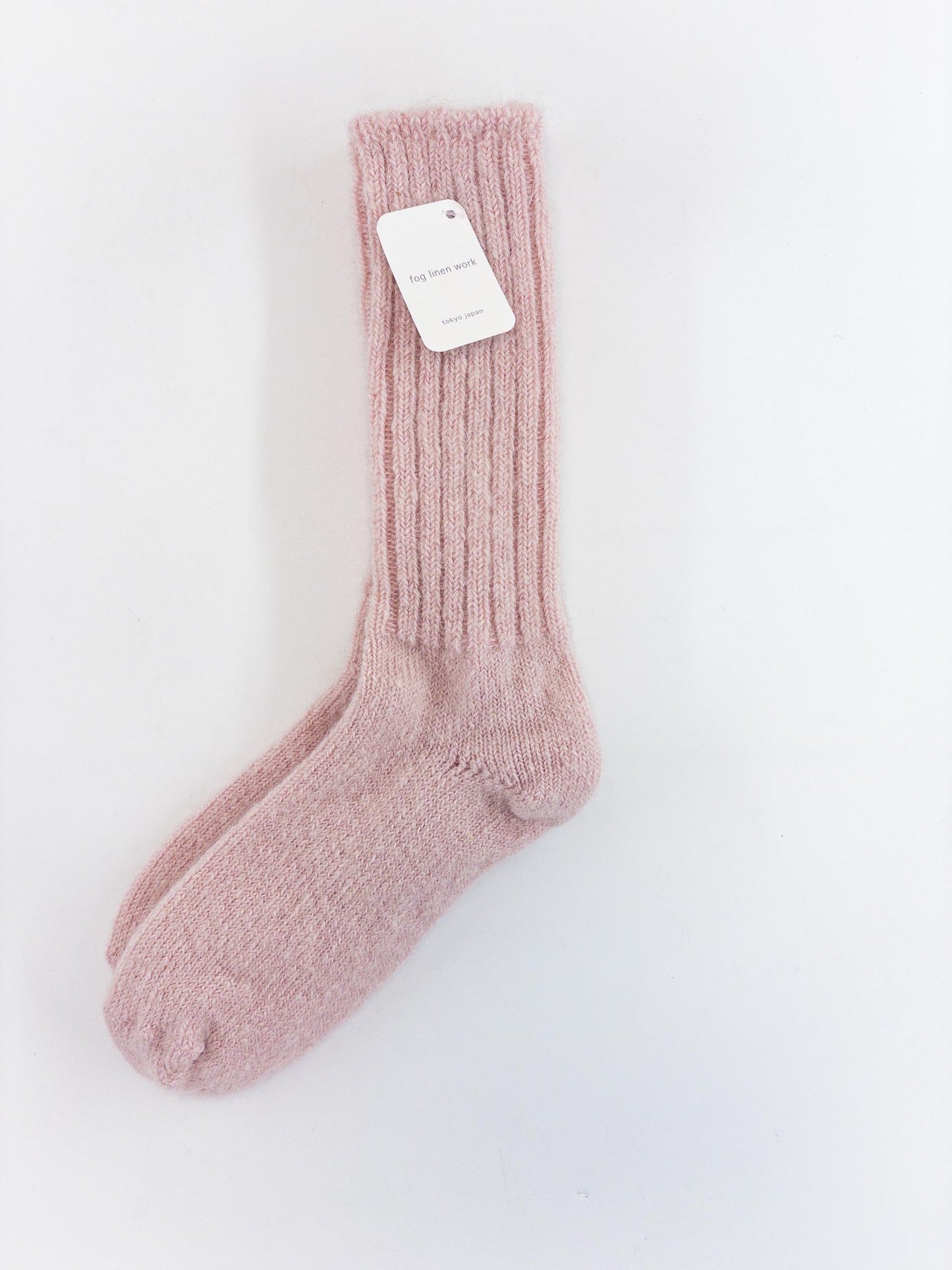 【fog linen work】モヘヤ ソックス