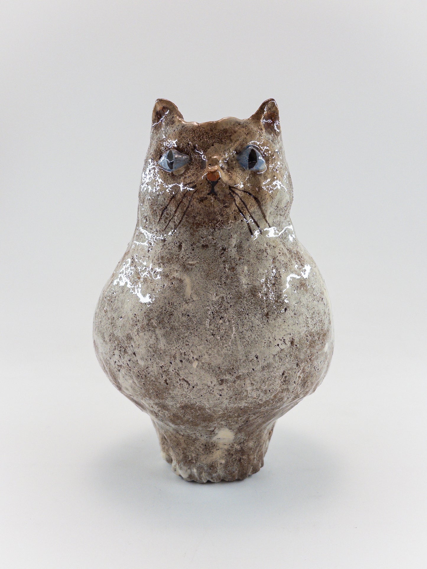 【増田光】ネコ花器 3