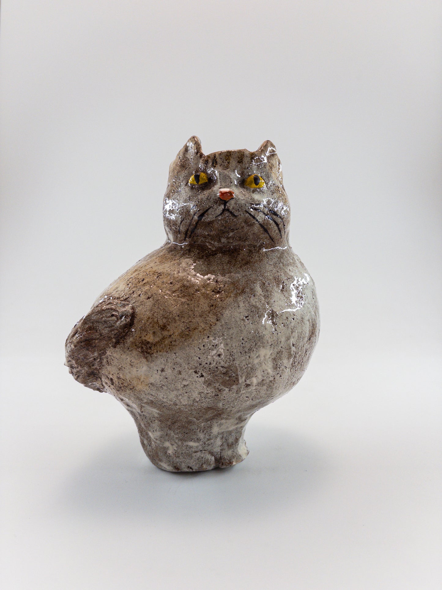 【増田光】ネコ花器