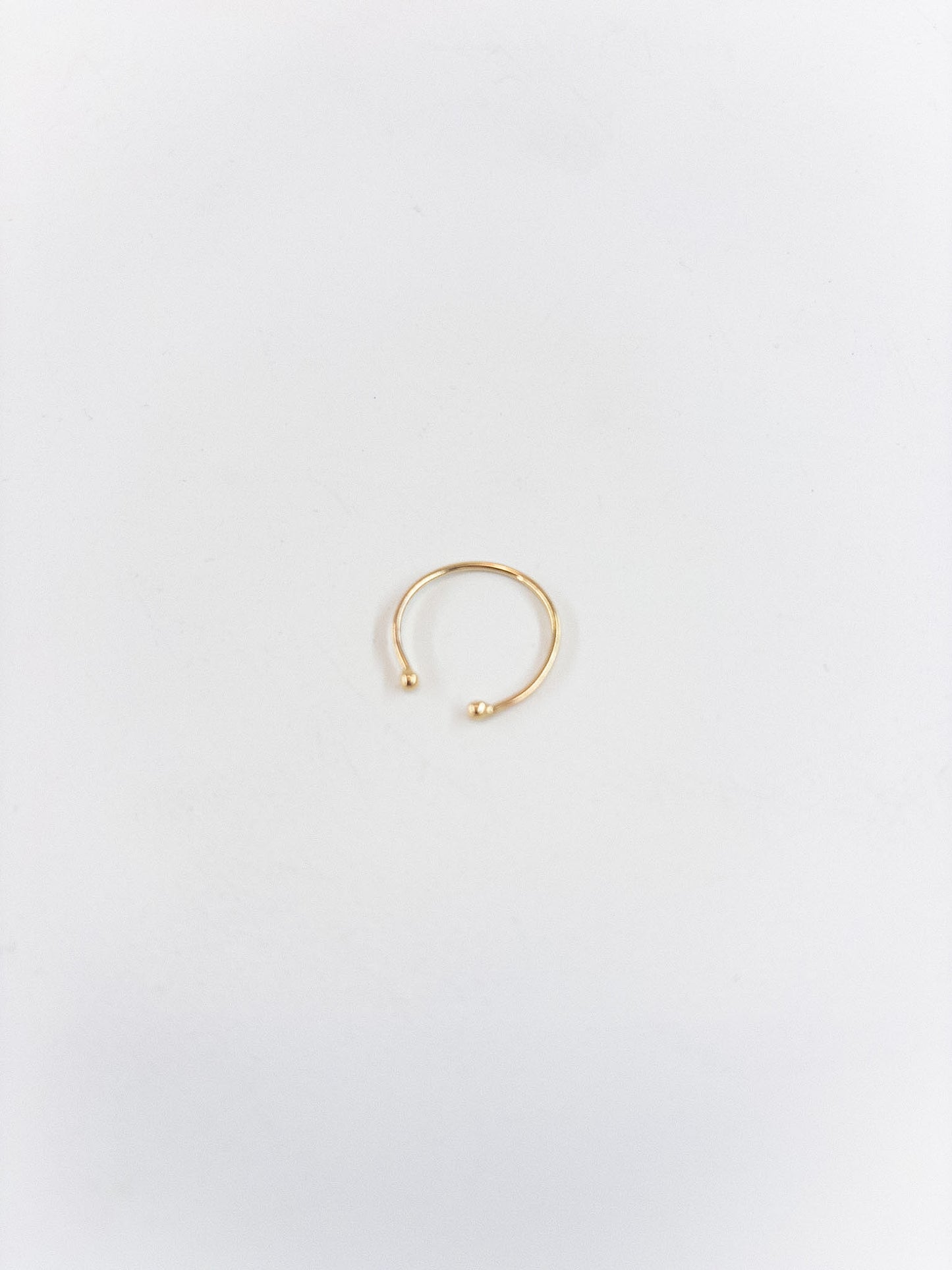 【accessories mau】10Kオープン粒リング