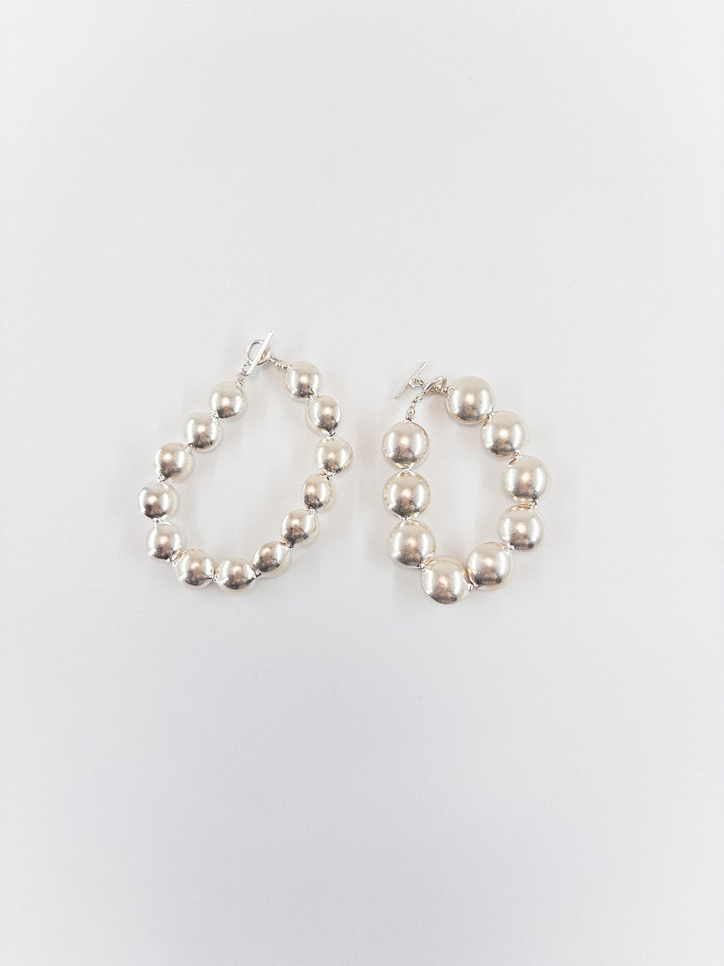 【accessories mau】カレンシルバービーズブレスレット 円盤小
