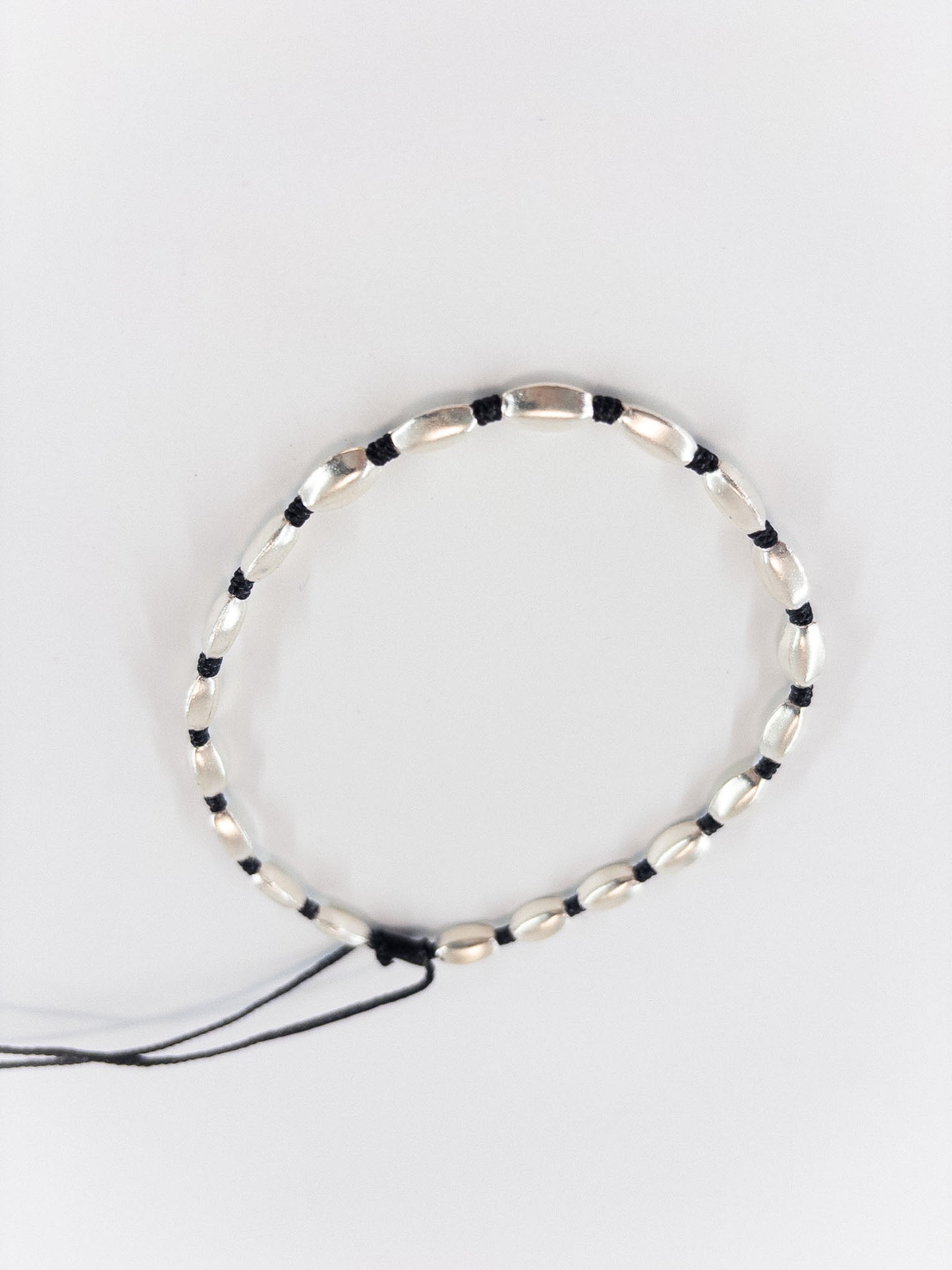 【accessories mau】WAXコードカレンシルバビーズネックレス
