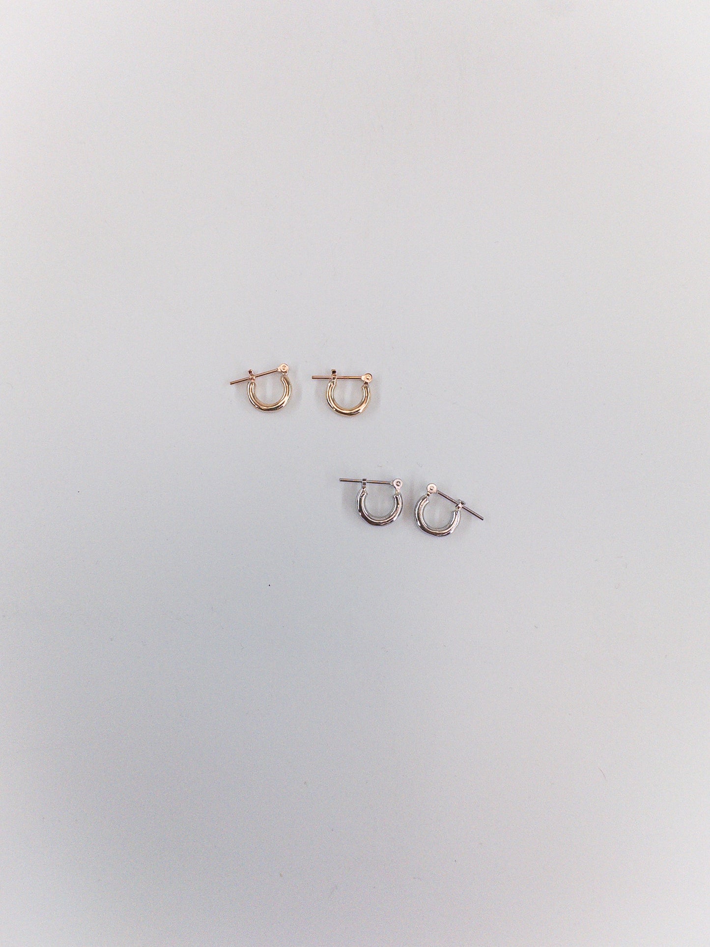 【accessories mau】プラチナフープピアス
