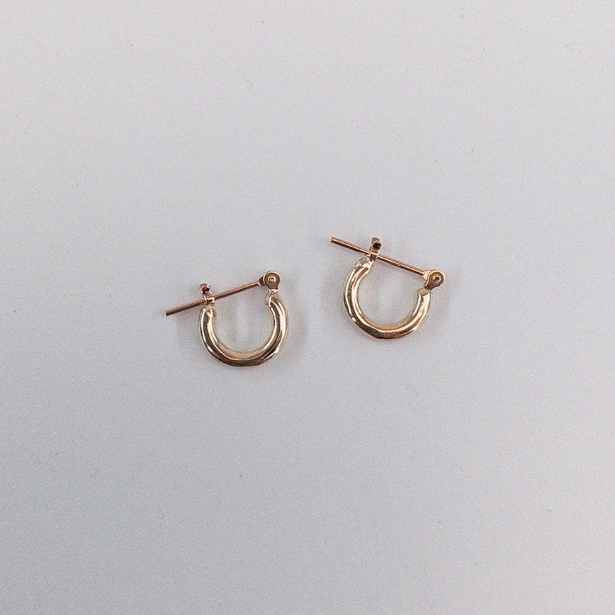 【accessories mau】10Kフープピアス