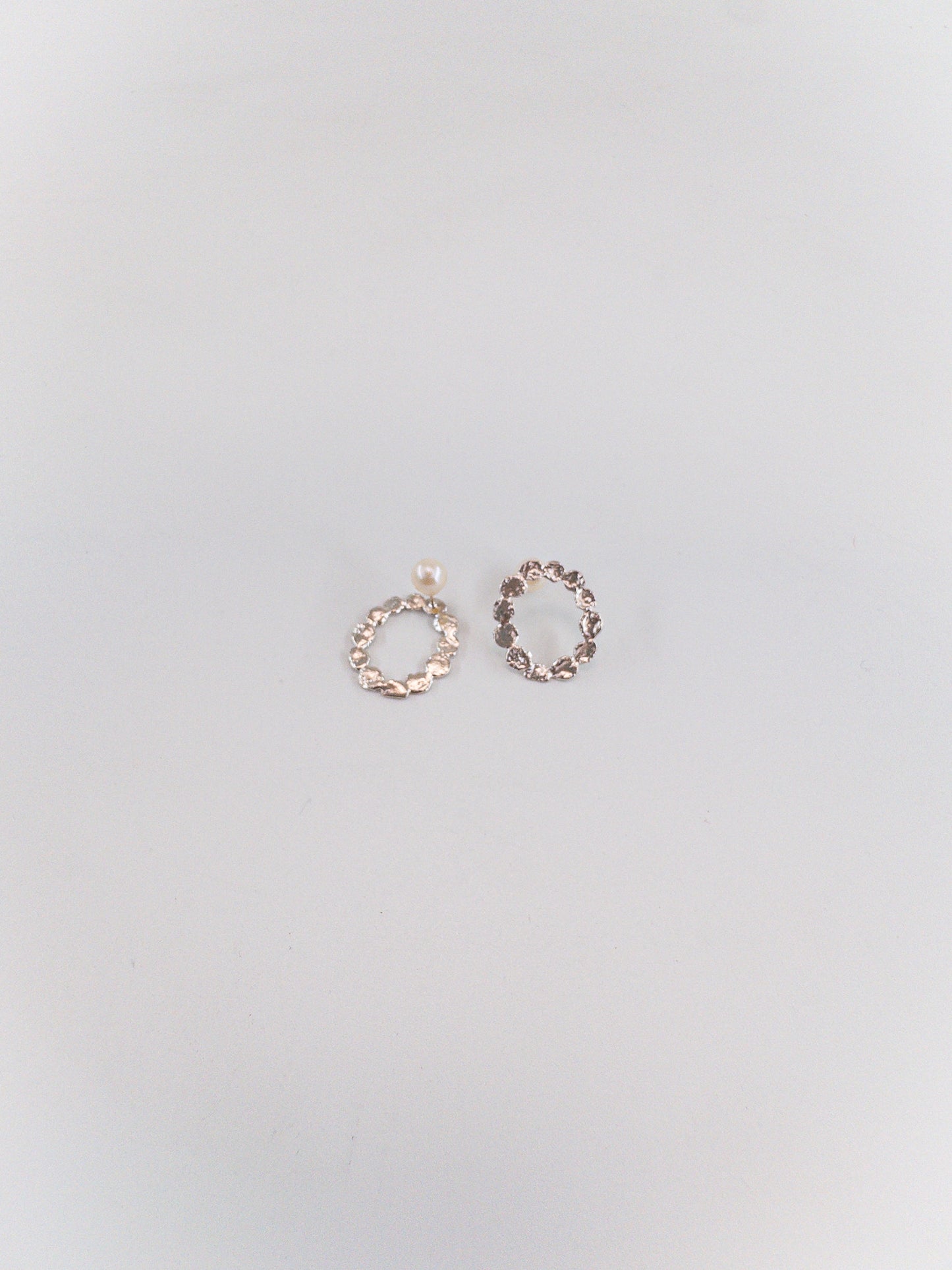 【accessories mau】まるまるシルバーピアス