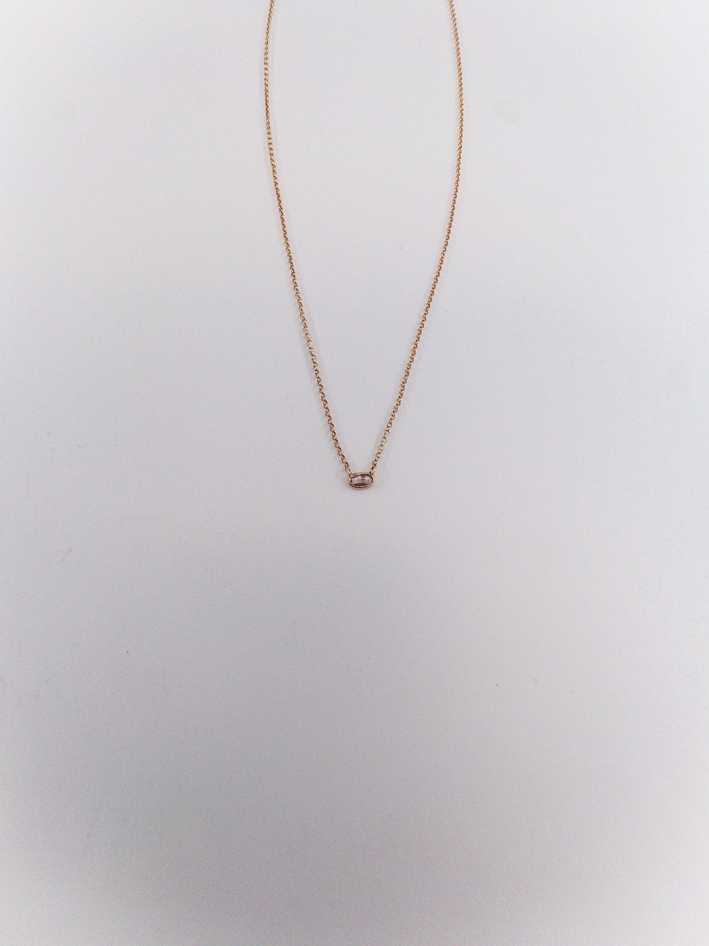 【accessories mau】スライスダイヤネックレスb