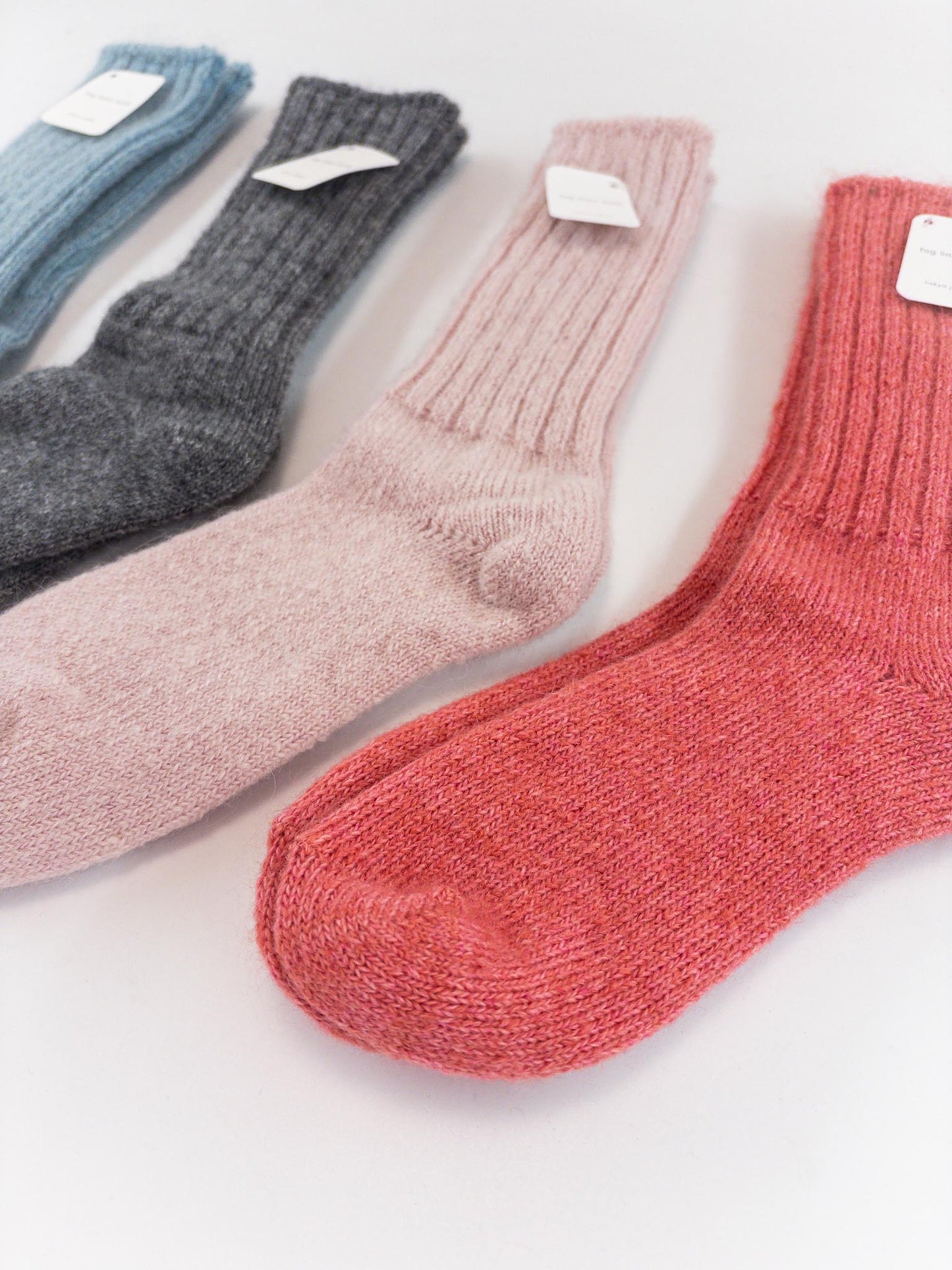 【fog linen work】モヘヤ ソックス