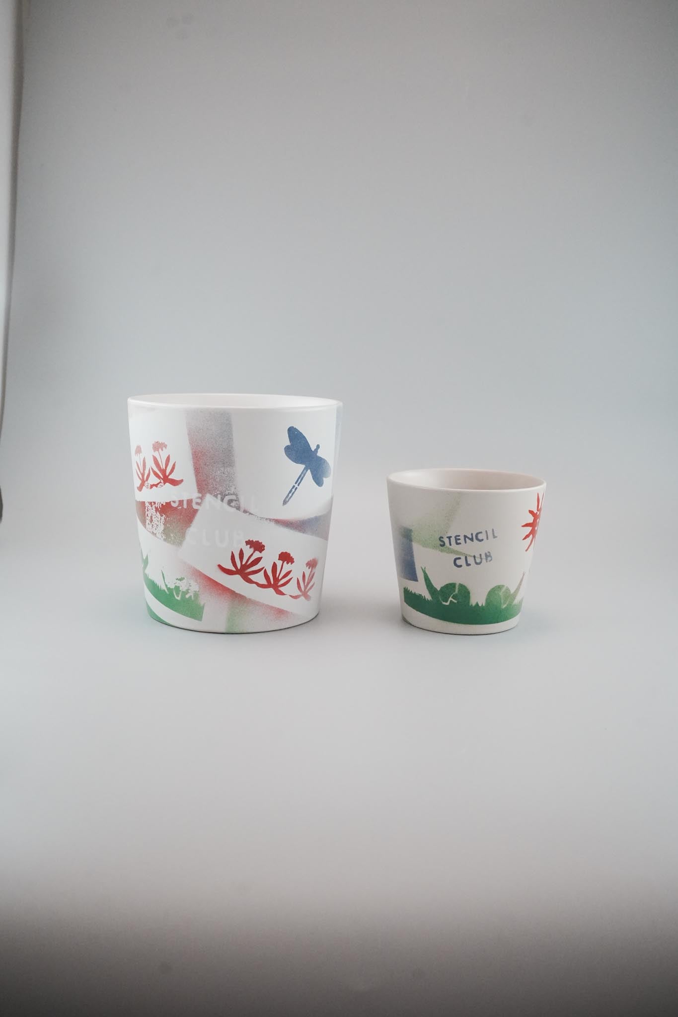 【よしいちひろ】STENCIL POT　S