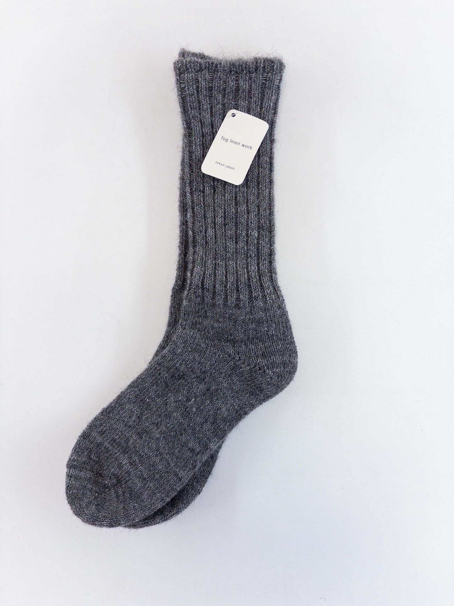 【fog linen work】モヘヤ ソックス