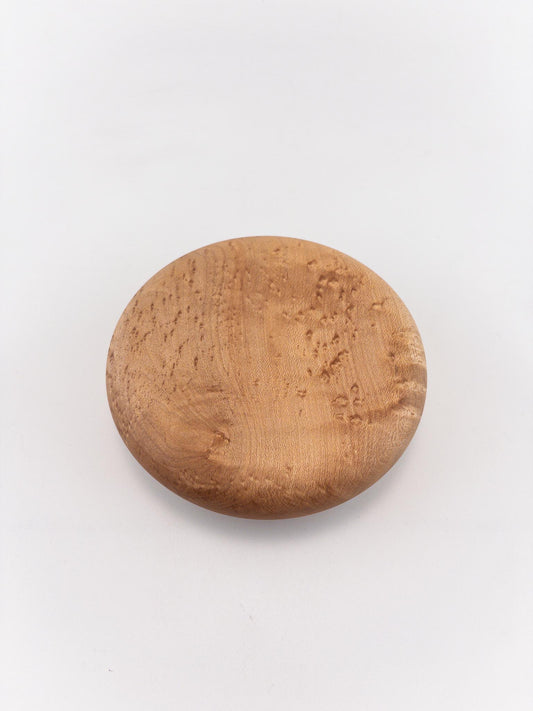 【辻有希】くぼみ皿 カエデ バーズアイ