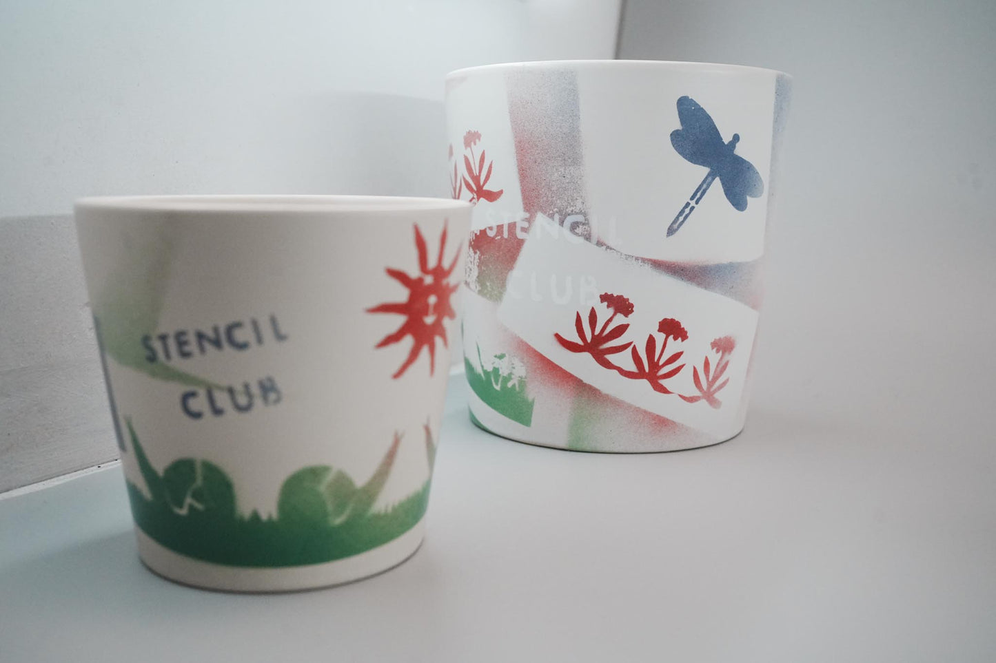【よしいちひろ】STENCIL POT　S