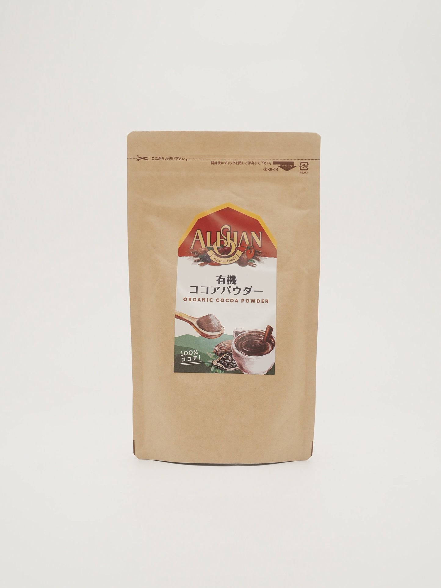 【ALISHAN】有機ココアパウダー 150g（非アルカリ処理）