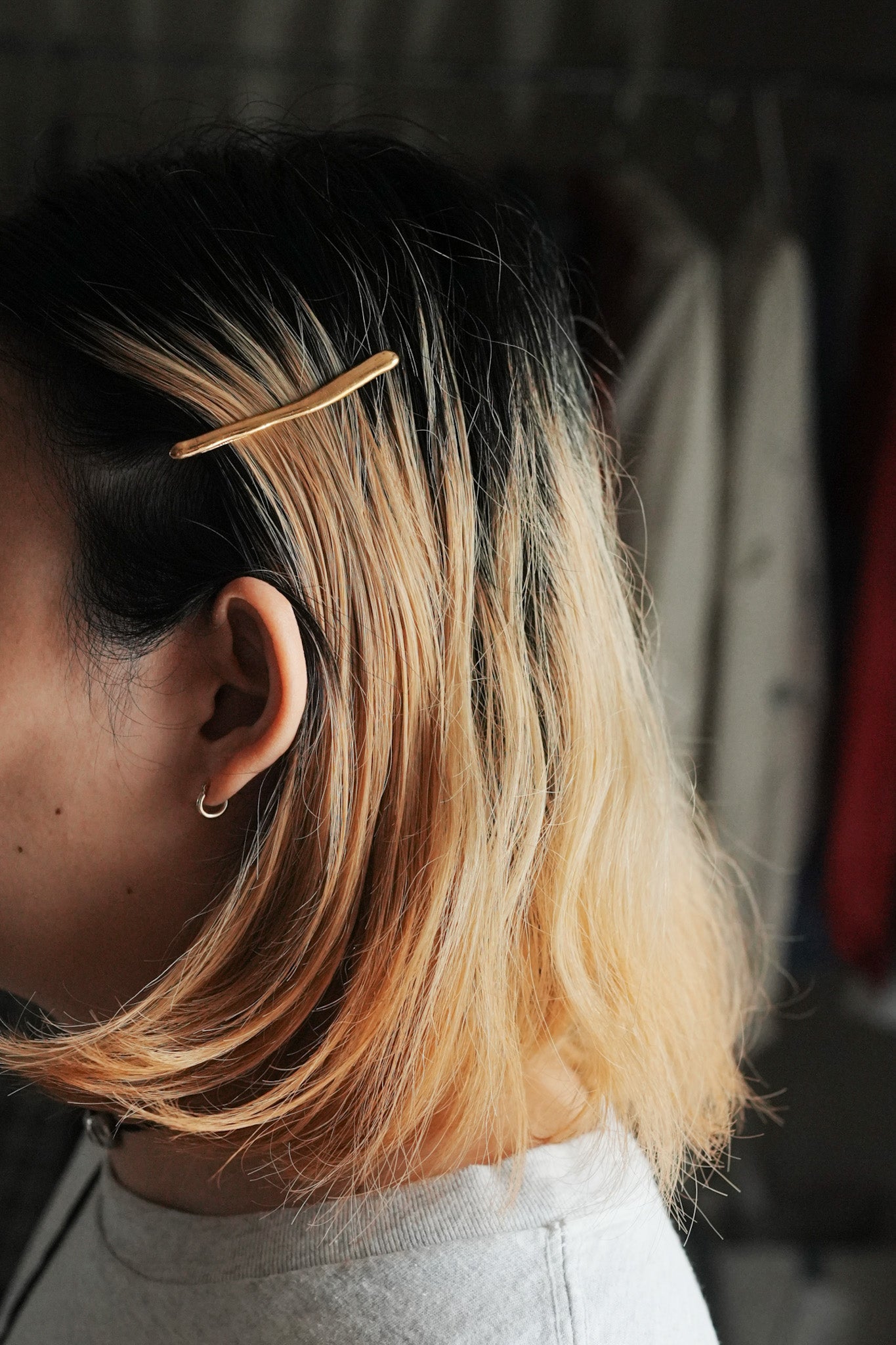 【accessories mau】ヘアピンゴールドメッキ
