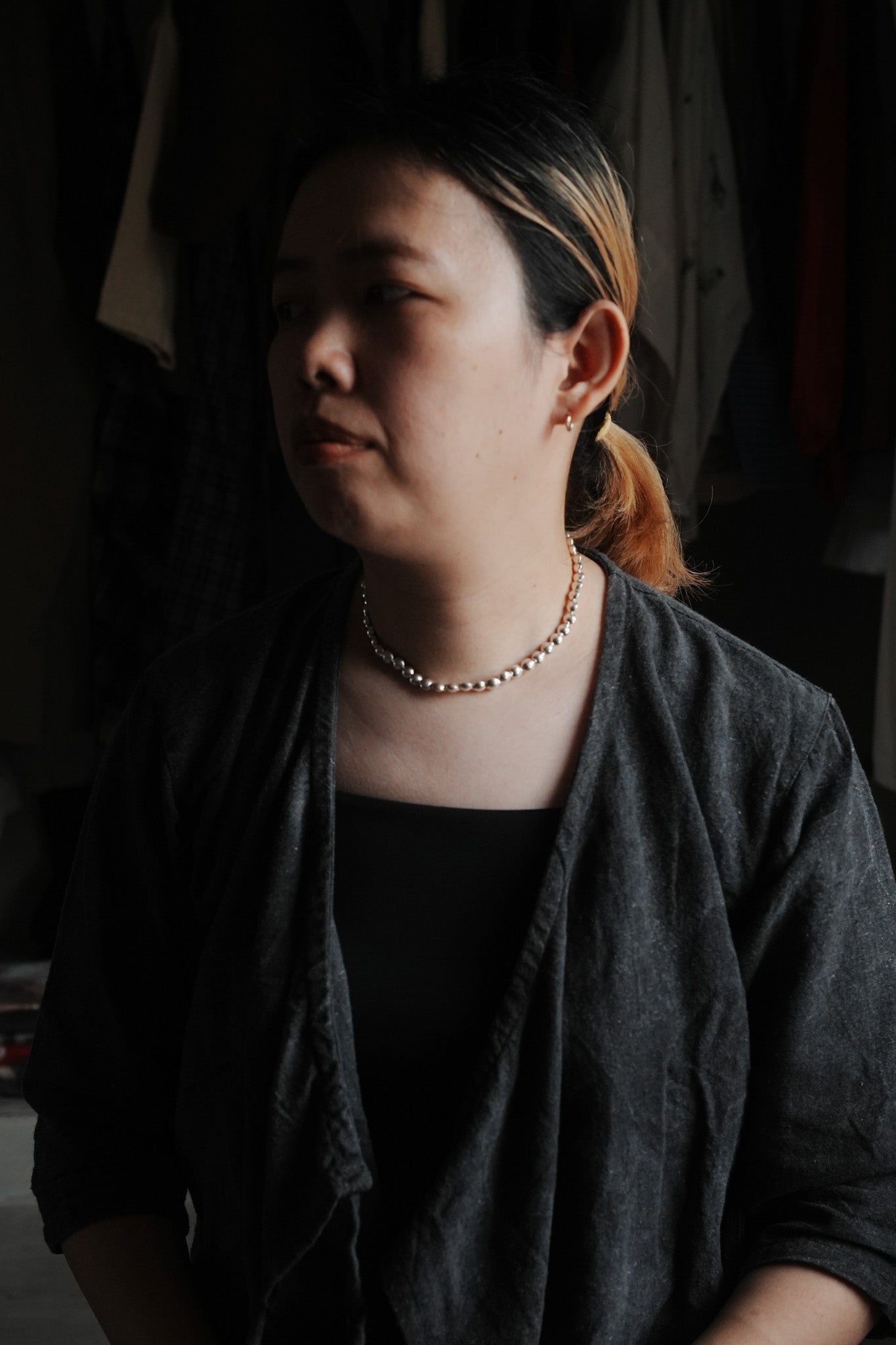 【accessories mau】カレンビーズネックレス