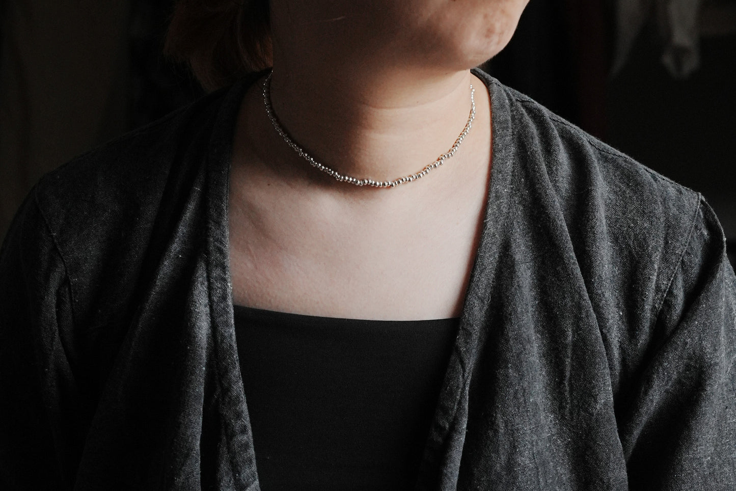 【accessories mau】カレンシルバーネックレス