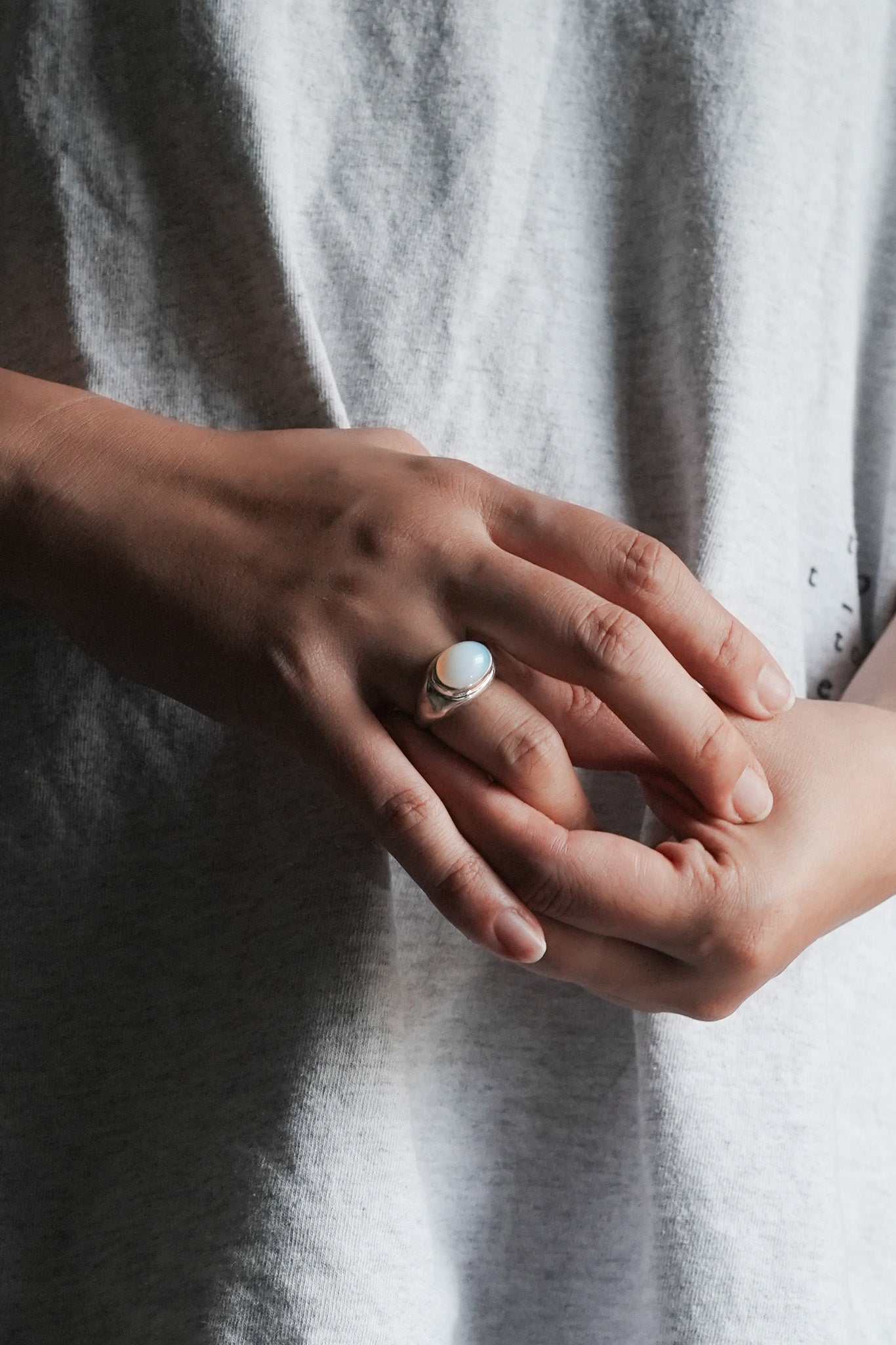 【accessories mau】オパール シルバーリング #13