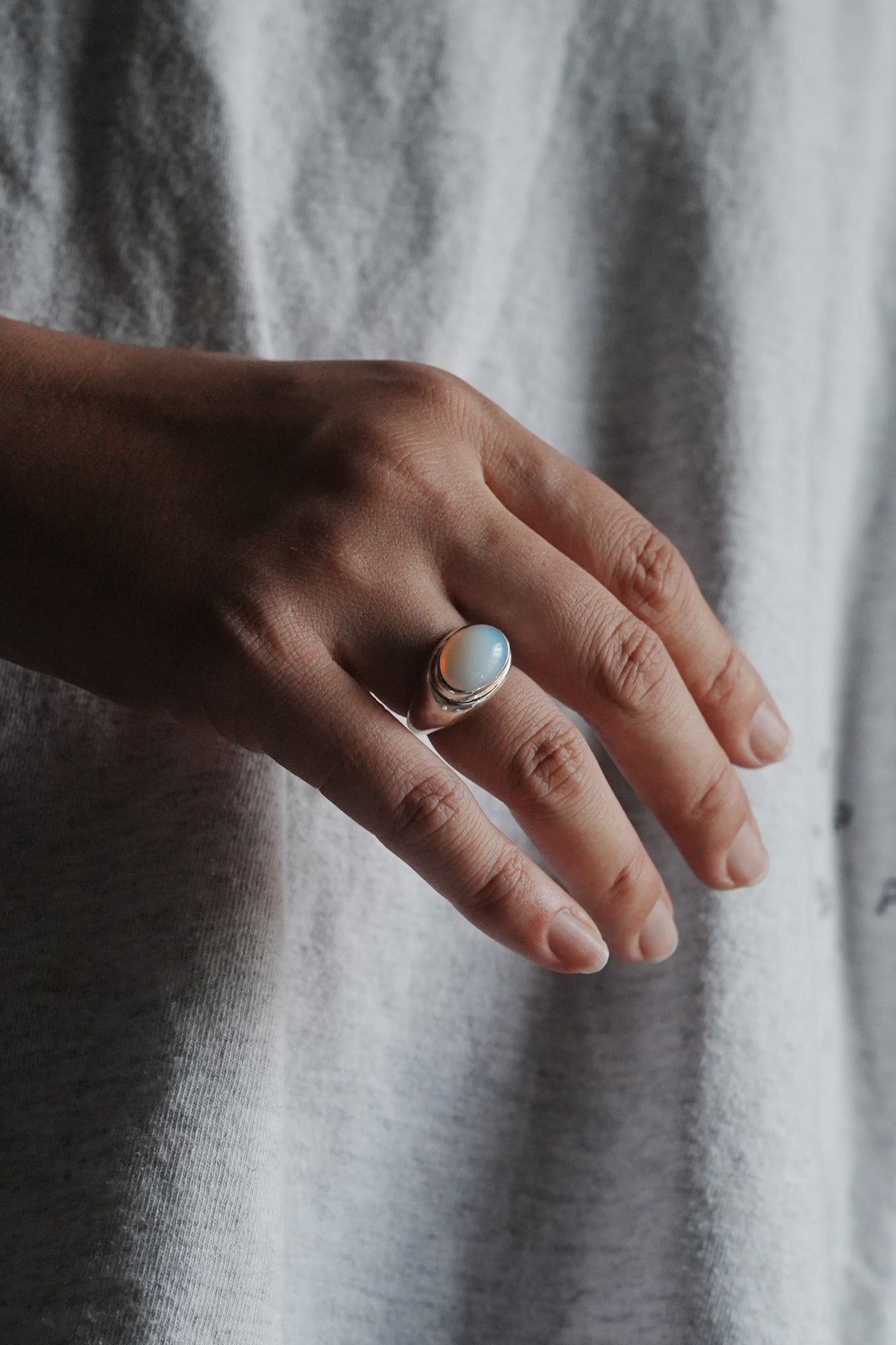 【accessories mau】オパール シルバーリング #13