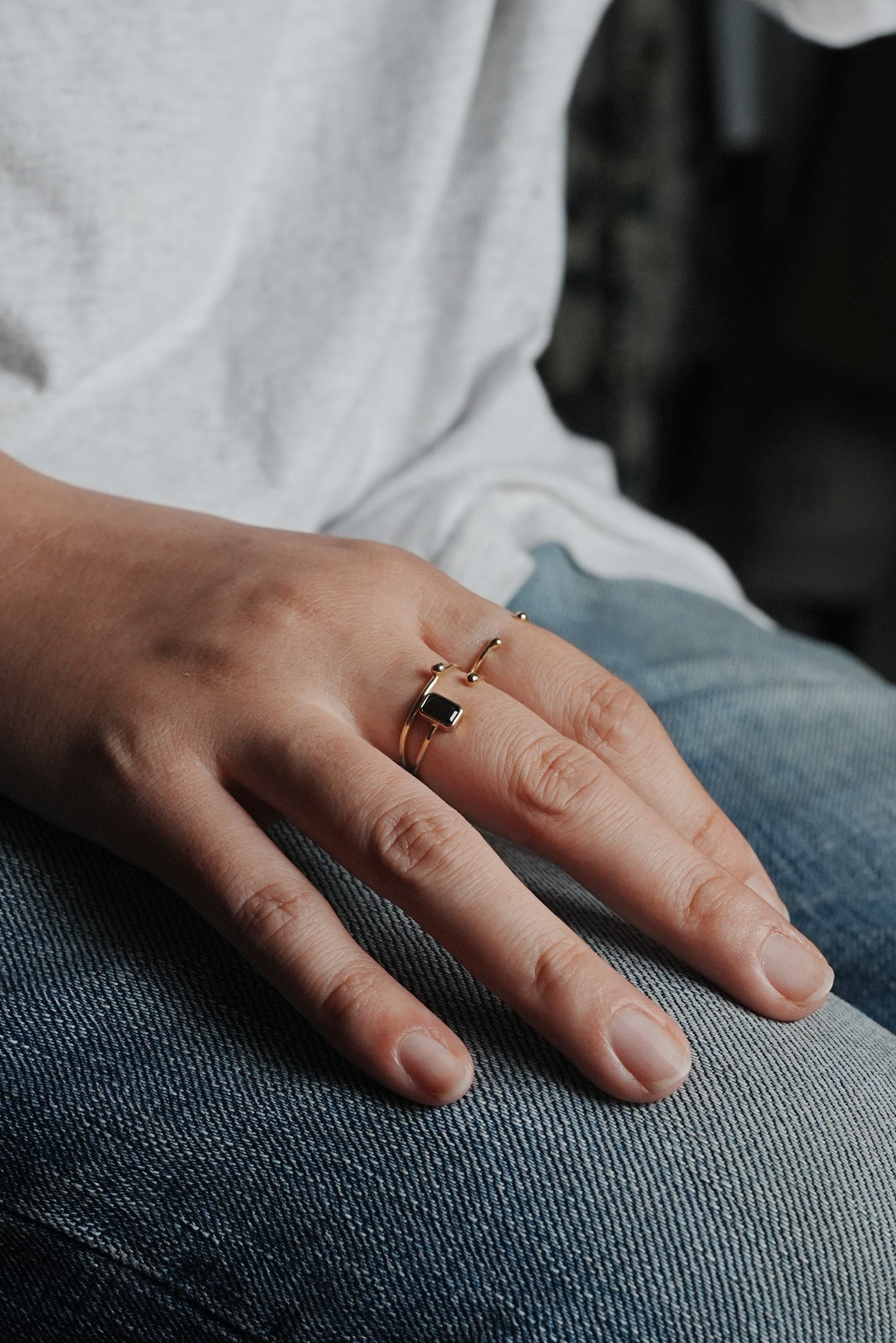 【accessories mau】ジルコン リング #11,#16