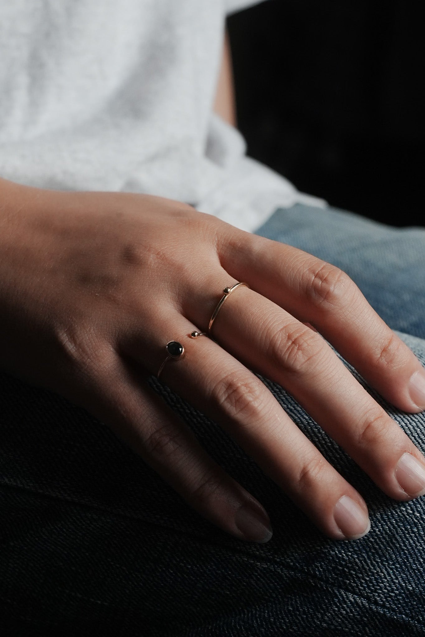 【accessories mau】10K粒リング