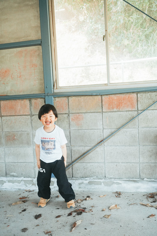 【AKISHIKA DESIGN】<KIDS> LOST CAT T-SHIRTS