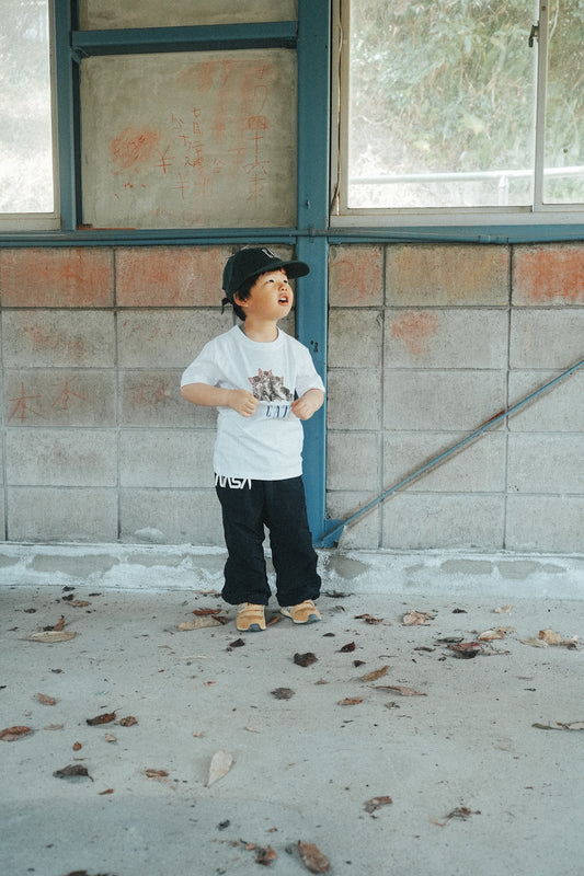 【AKISHIKA DESIGN】<KIDS> CAT KIDS T-SHIRTS