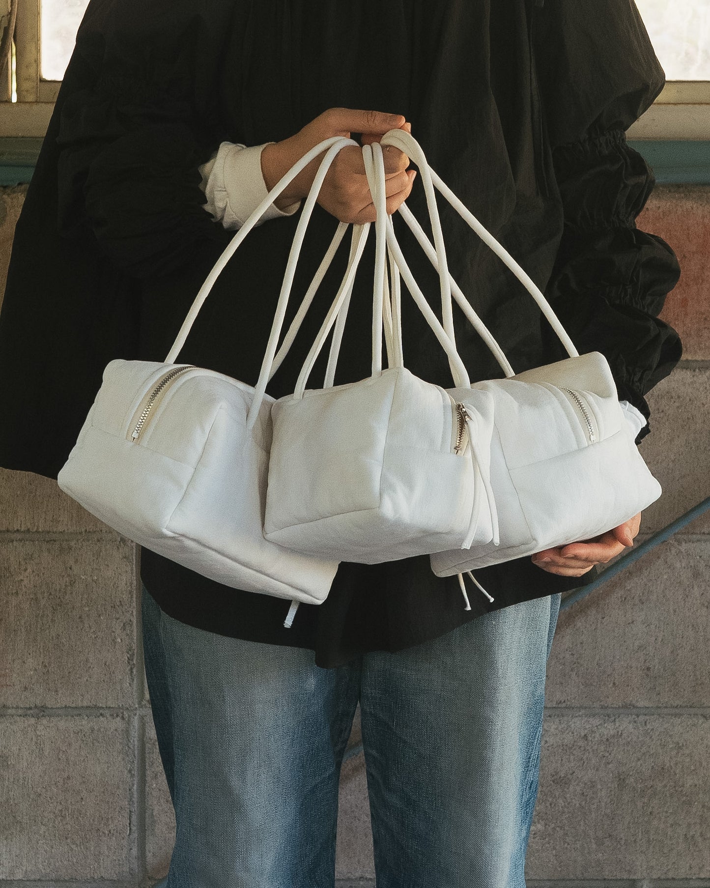 【tsukuroite】landscape box bag S