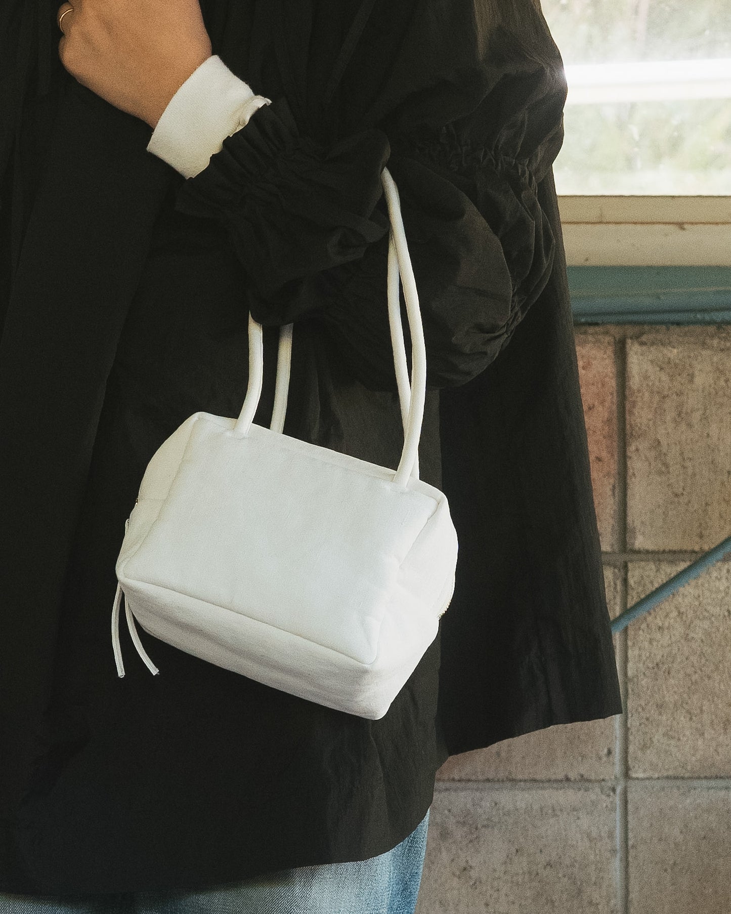 【tsukuroite】landscape box bag S