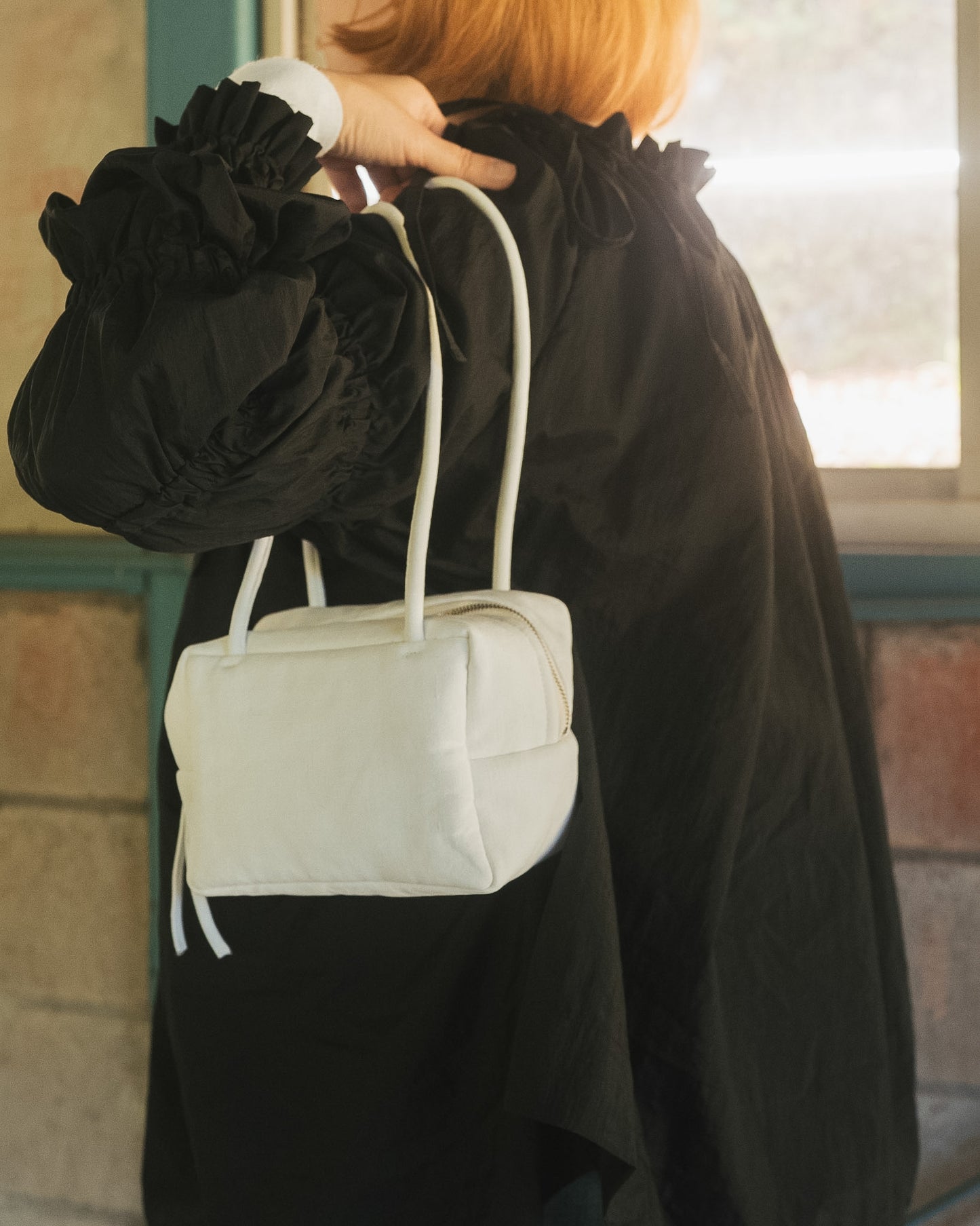 【tsukuroite】landscape box bag S